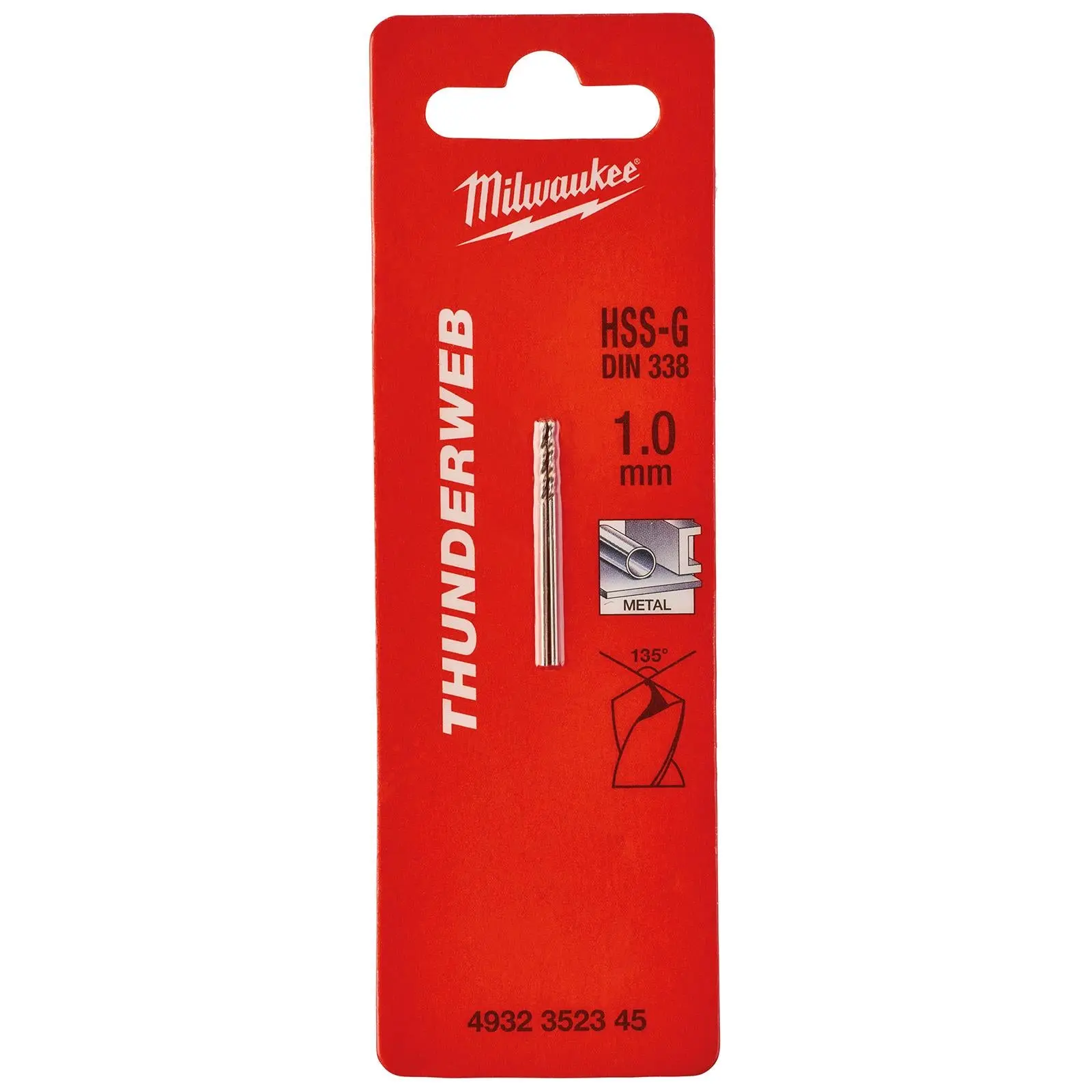 Milwaukee Thunderweb Metal Drill Bits HSS-G Ground DIN338 2 Pack 1.0-4.0mm - Image 8