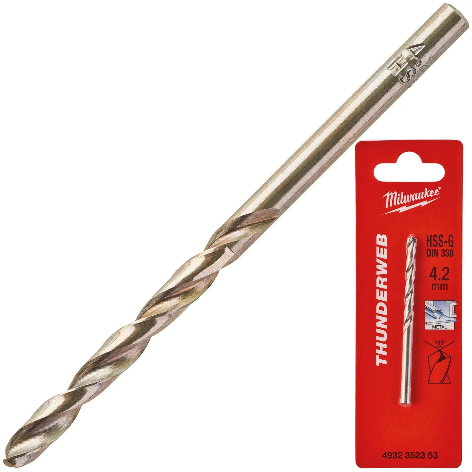 Milwaukee Thunderweb Metal Drill Bits HSS-G Ground DIN338 4.2-13.0mm - Image 54