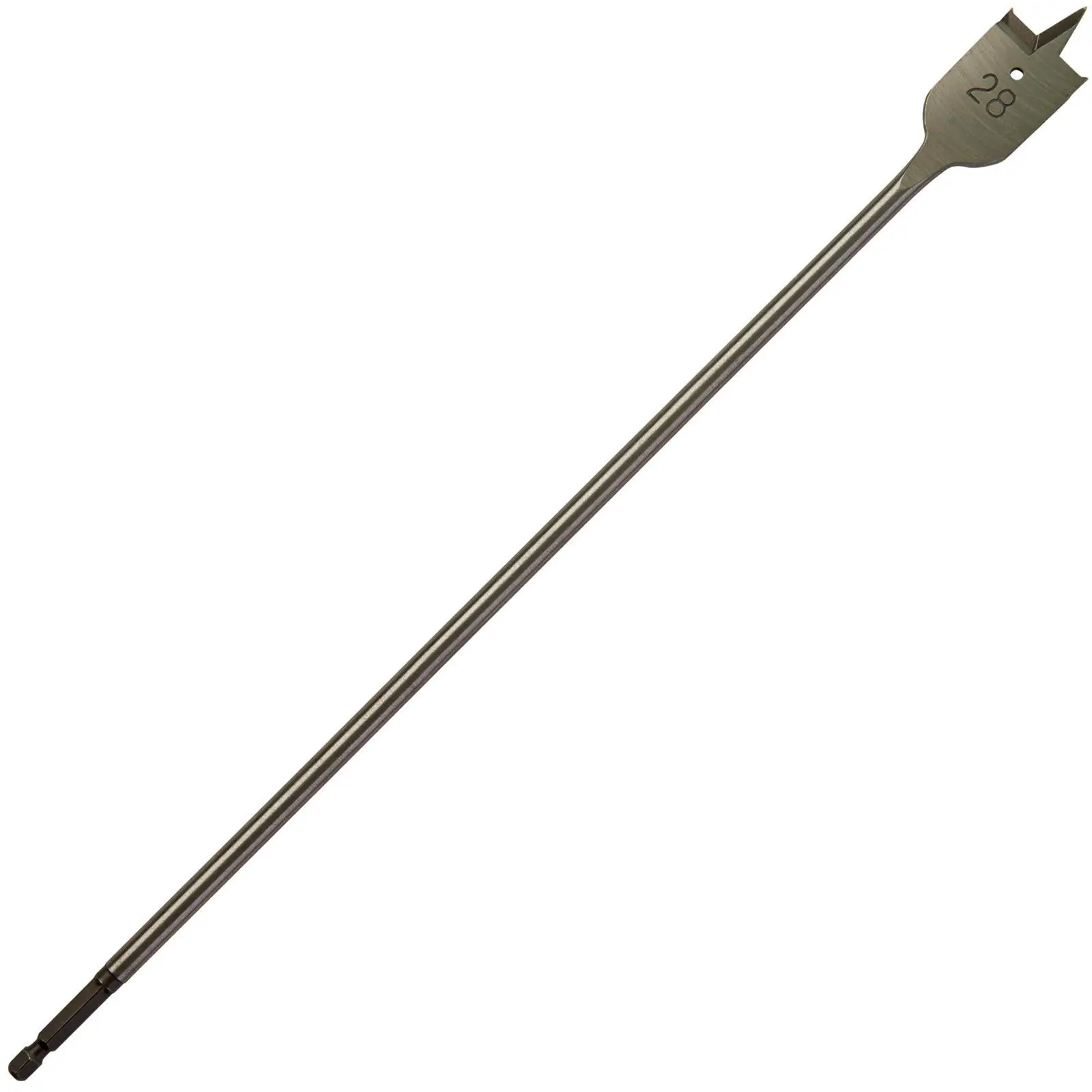 Milwaukee Flat Wood Boring Drill Bits 400mm Length 1/4" Hex Shank - Image 10