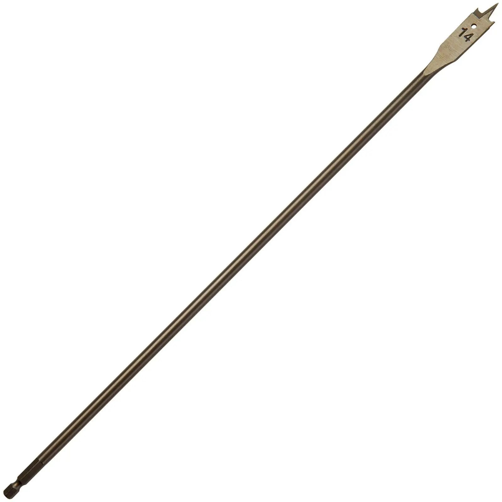 Milwaukee Flat Wood Boring Drill Bits 400mm Length 1/4" Hex Shank - Image 28