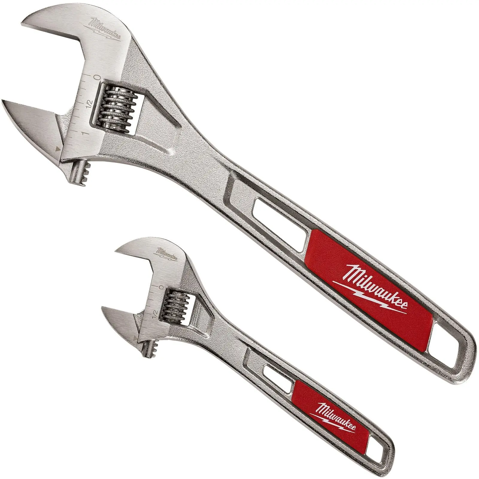 Milwaukee Adjustable Wrench Twin Pack 150mm + 250mm - Image 3