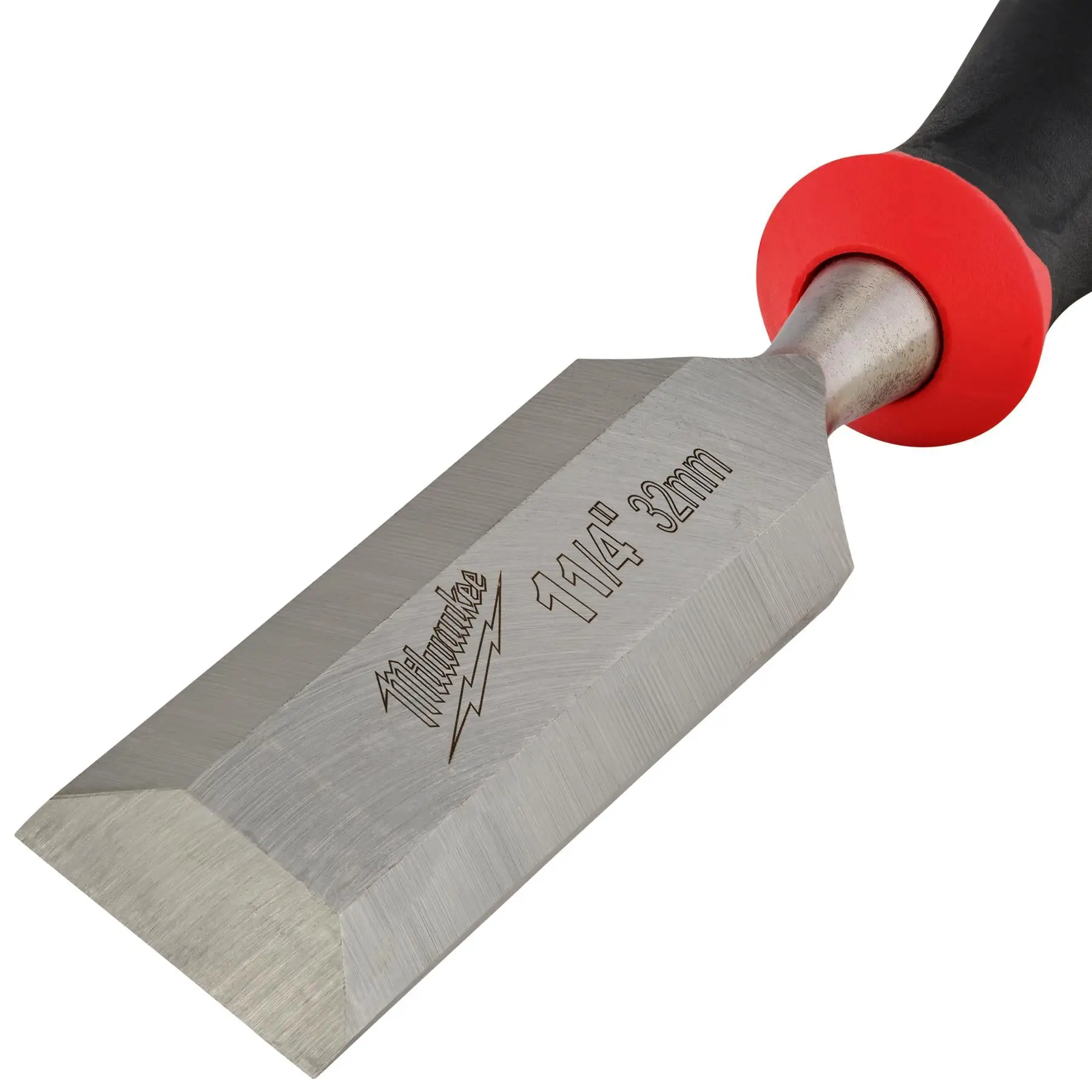 Milwaukee Beveled Edge Wood Chisel 32mm 1-1/4" All Metal Core with Striking Cap - Image 6