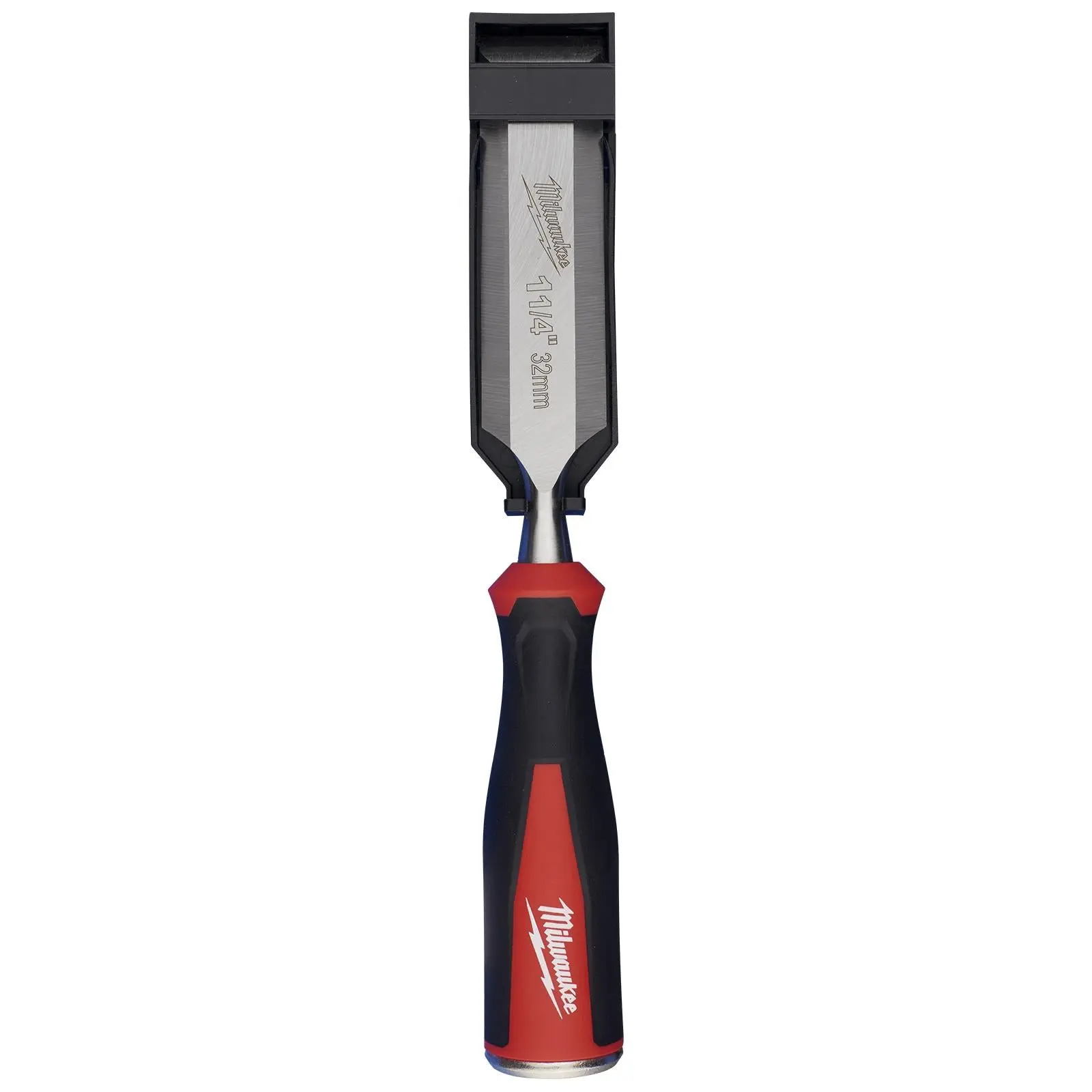 Milwaukee Beveled Edge Wood Chisel 32mm 1-1/4" All Metal Core with Striking Cap - Image 7