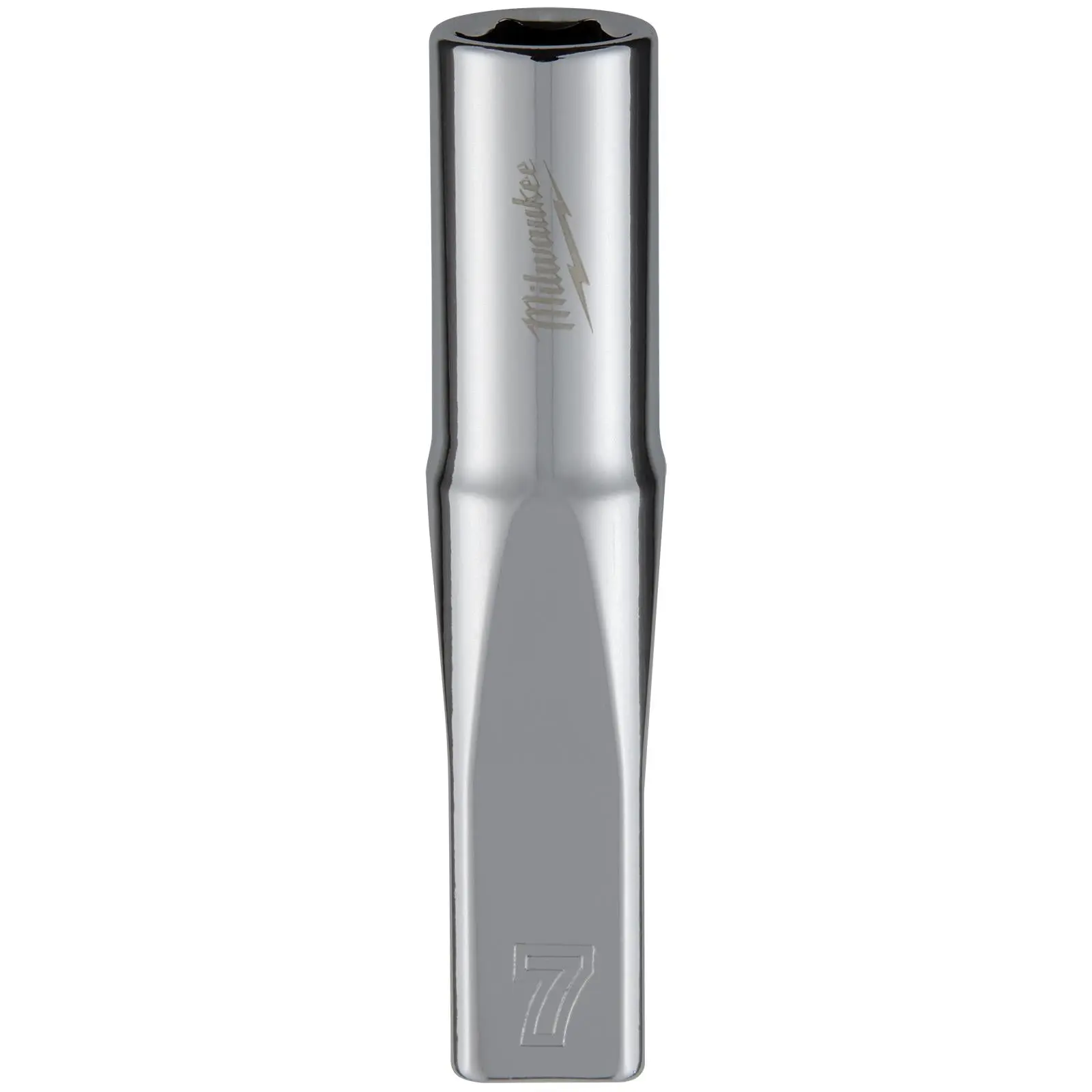 Milwaukee Chrome Socket 1/4" Drive Four Flat Sides Metric Deep 4-15mm Individual - Image 2