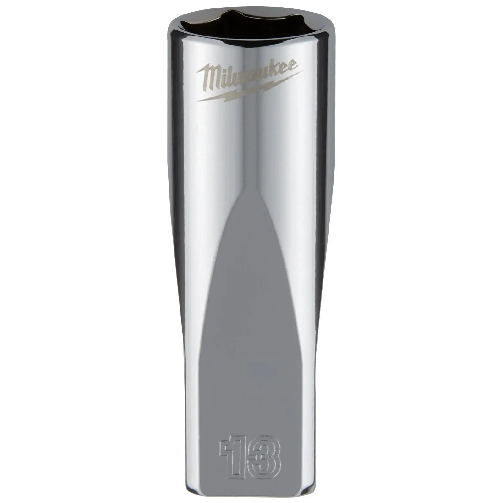 Milwaukee Chrome Socket 1/4" Drive Four Flat Sides Metric Deep 4-15mm Individual - Image 5