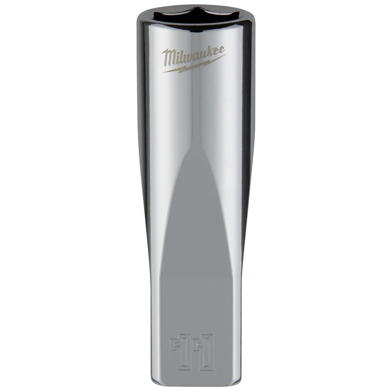 Milwaukee Chrome Socket 1/4" Drive Four Flat Sides Metric Deep 4-15mm Individual - Image 8