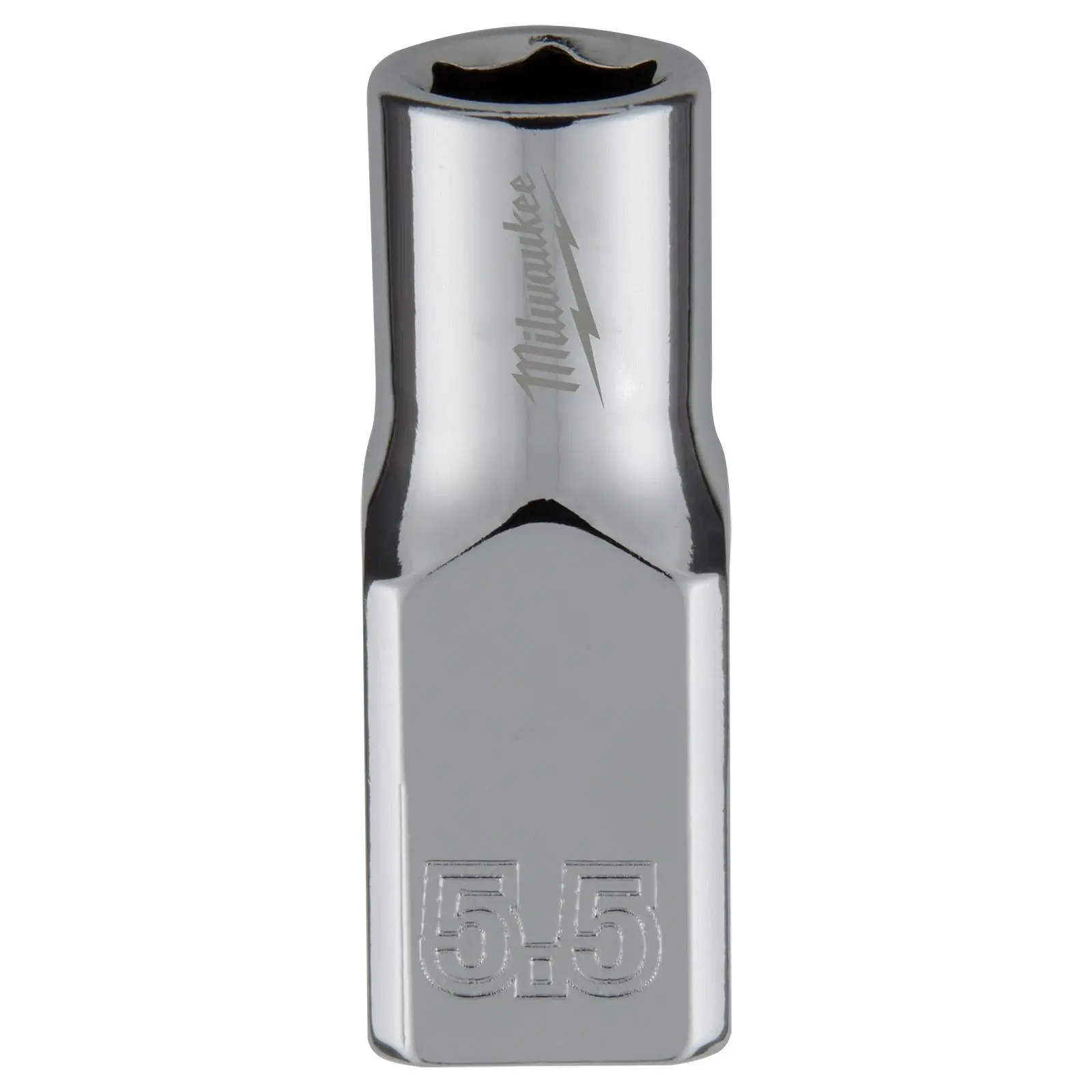 Milwaukee Chrome Socket 1/4" Drive Four Flat Sides Metric Standard 4-15mm Individual - Image 14