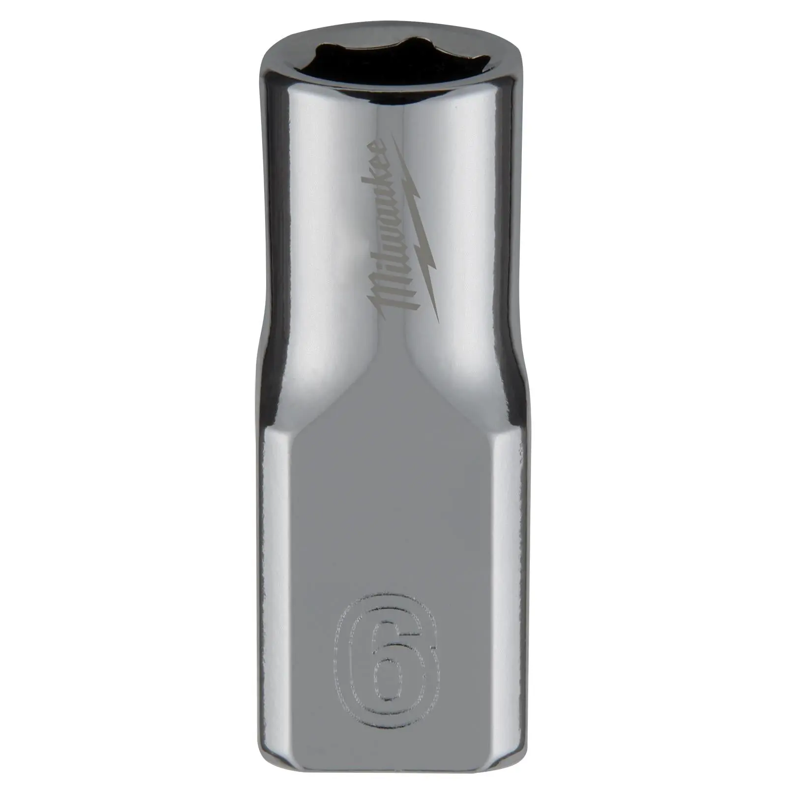 Milwaukee Chrome Socket 1/4" Drive Four Flat Sides Metric Standard 4-15mm Individual - Image 8