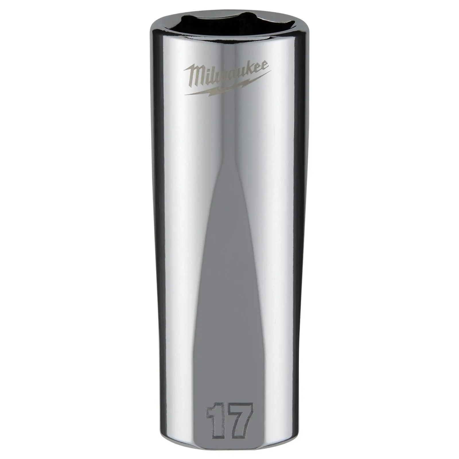 Milwaukee Chrome Socket 3/8" Drive Four Flat Sides Metric Deep 6-24mm Individual - Choose Size - Image 37