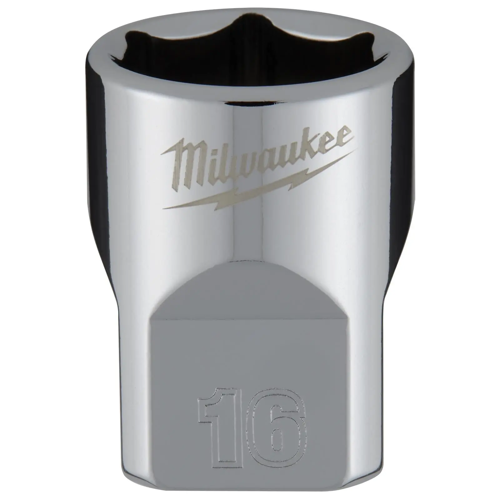Milwaukee Chrome Socket 3/8" Drive Four Flat Sides Metric Standard 6-24mm Individual - Image 17