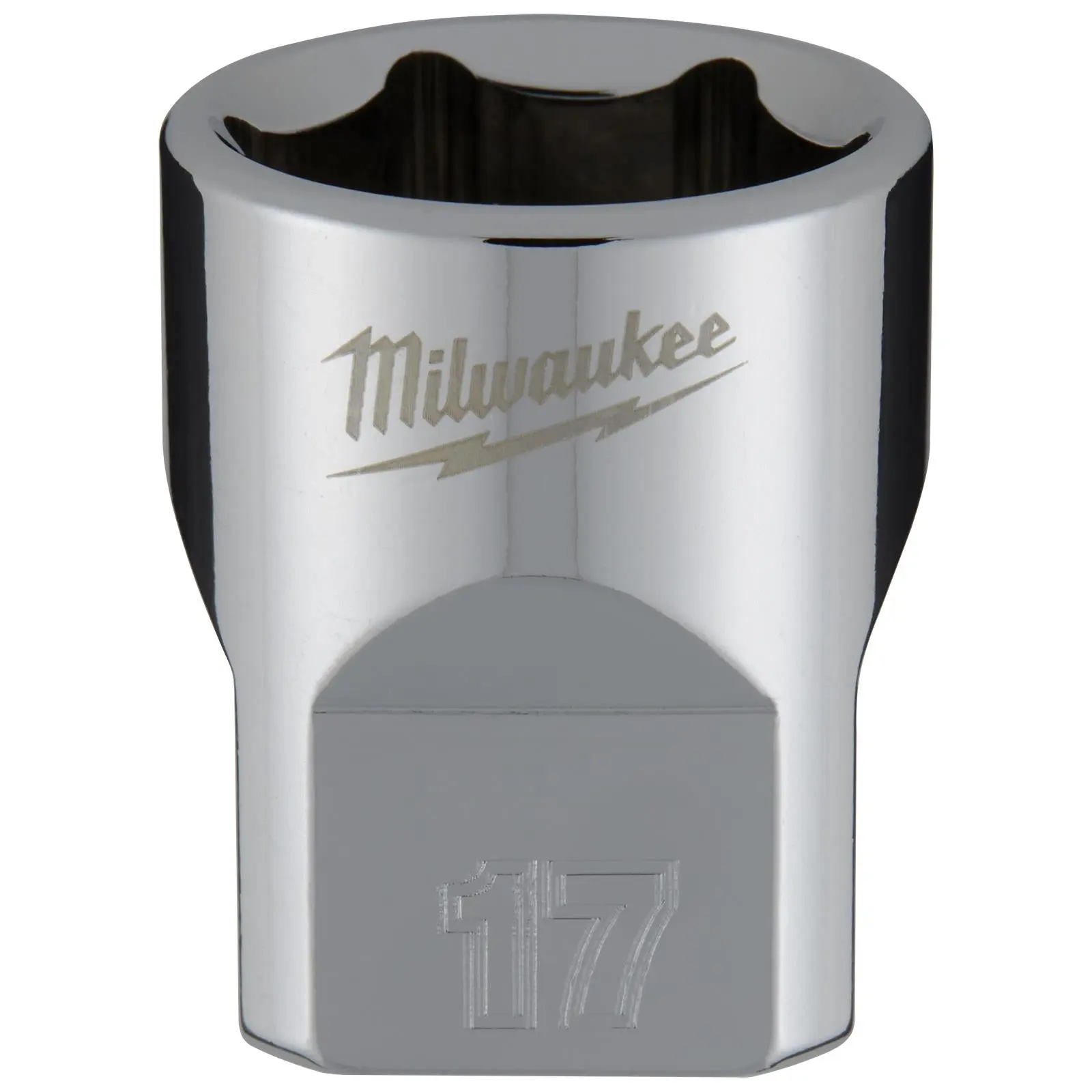 Milwaukee Chrome Socket 3/8" Drive Four Flat Sides Metric Standard 6-24mm Individual - Image 32