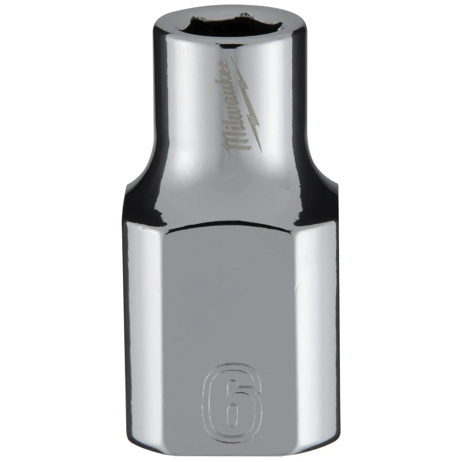 Milwaukee Chrome Socket 3/8" Drive Four Flat Sides Metric Standard 6-24mm Individual - Image 5