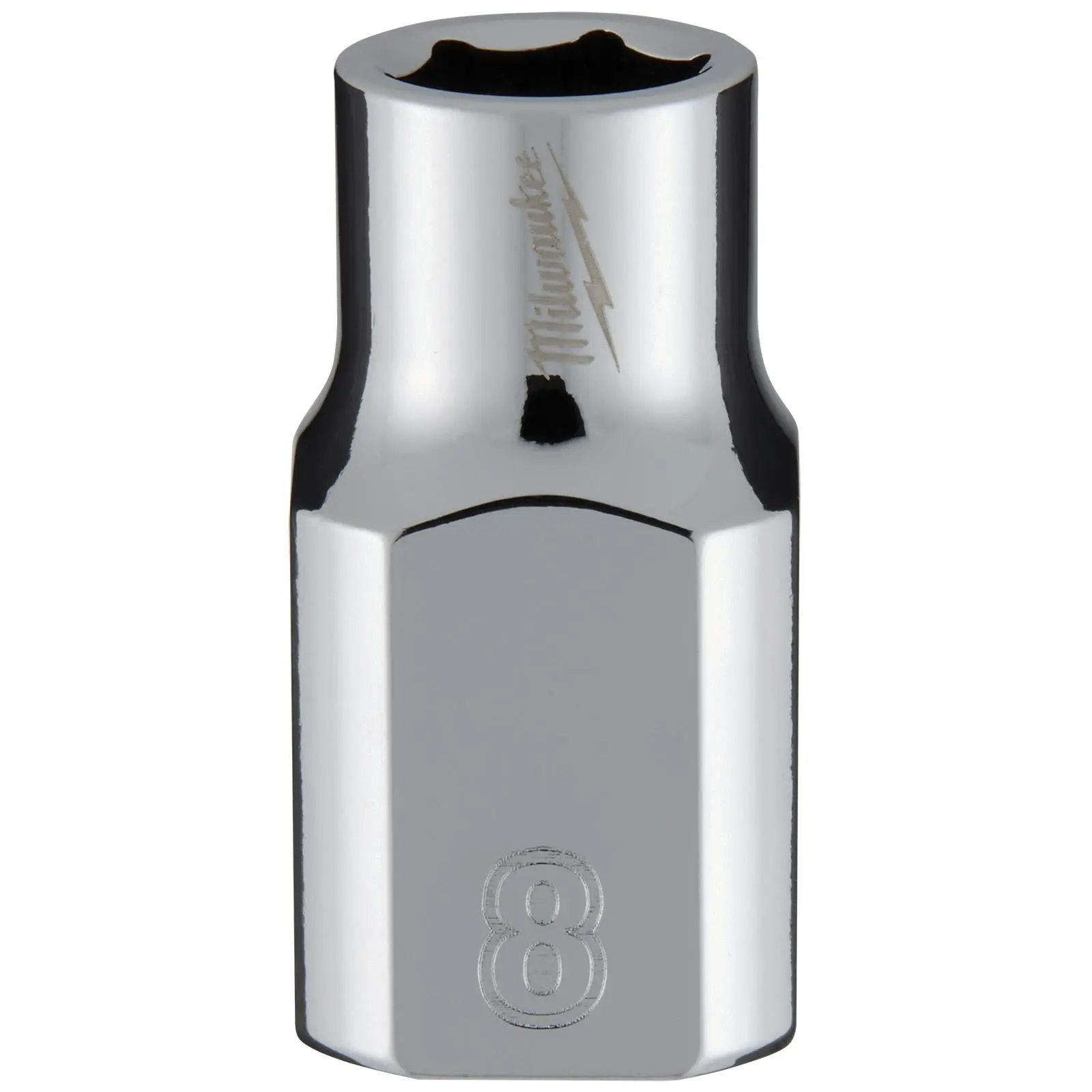 Milwaukee Chrome Socket 3/8" Drive Four Flat Sides Metric Standard 6-24mm Individual - Image 50