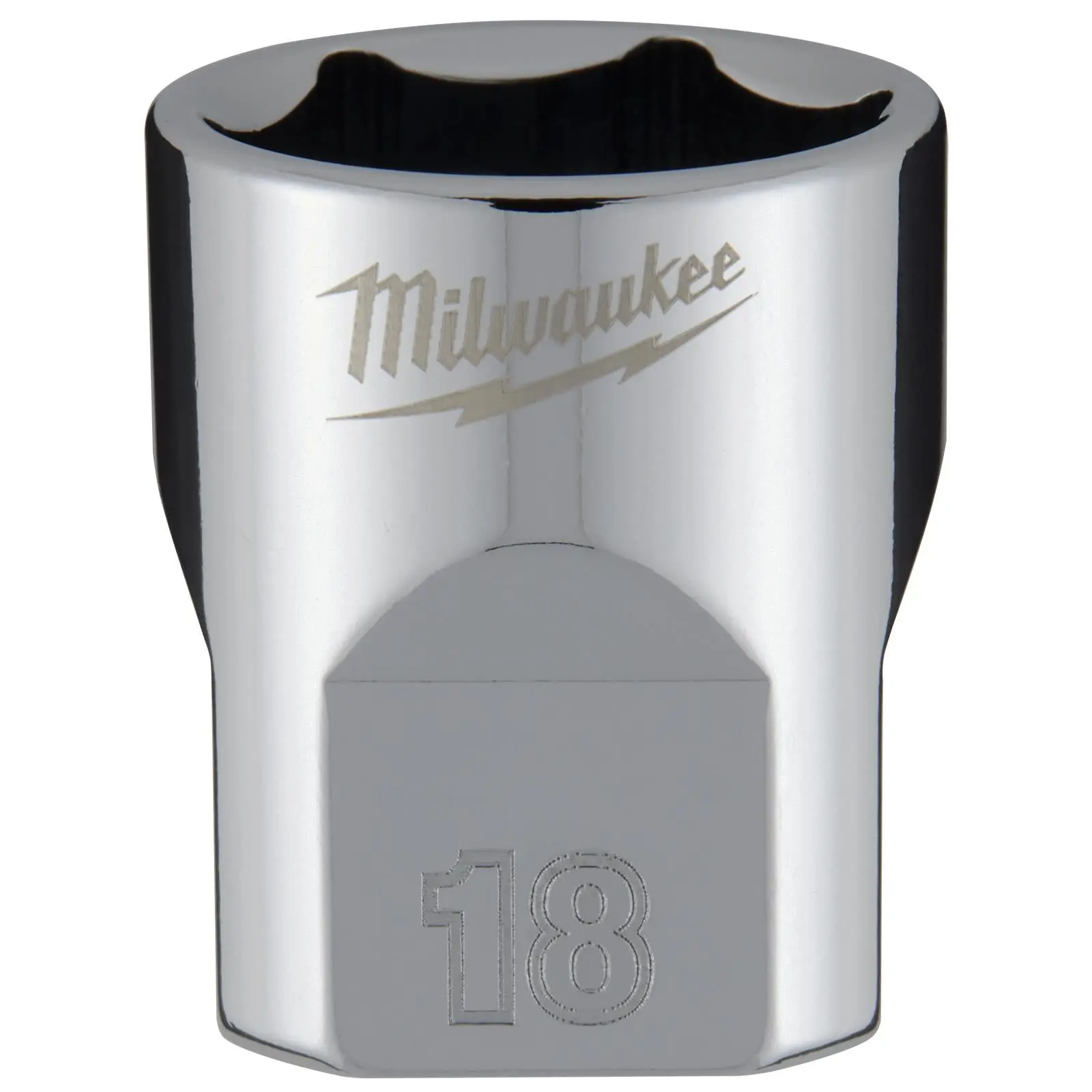Milwaukee Chrome Socket 3/8" Drive Four Flat Sides Metric Standard 6-24mm Individual - Image 53