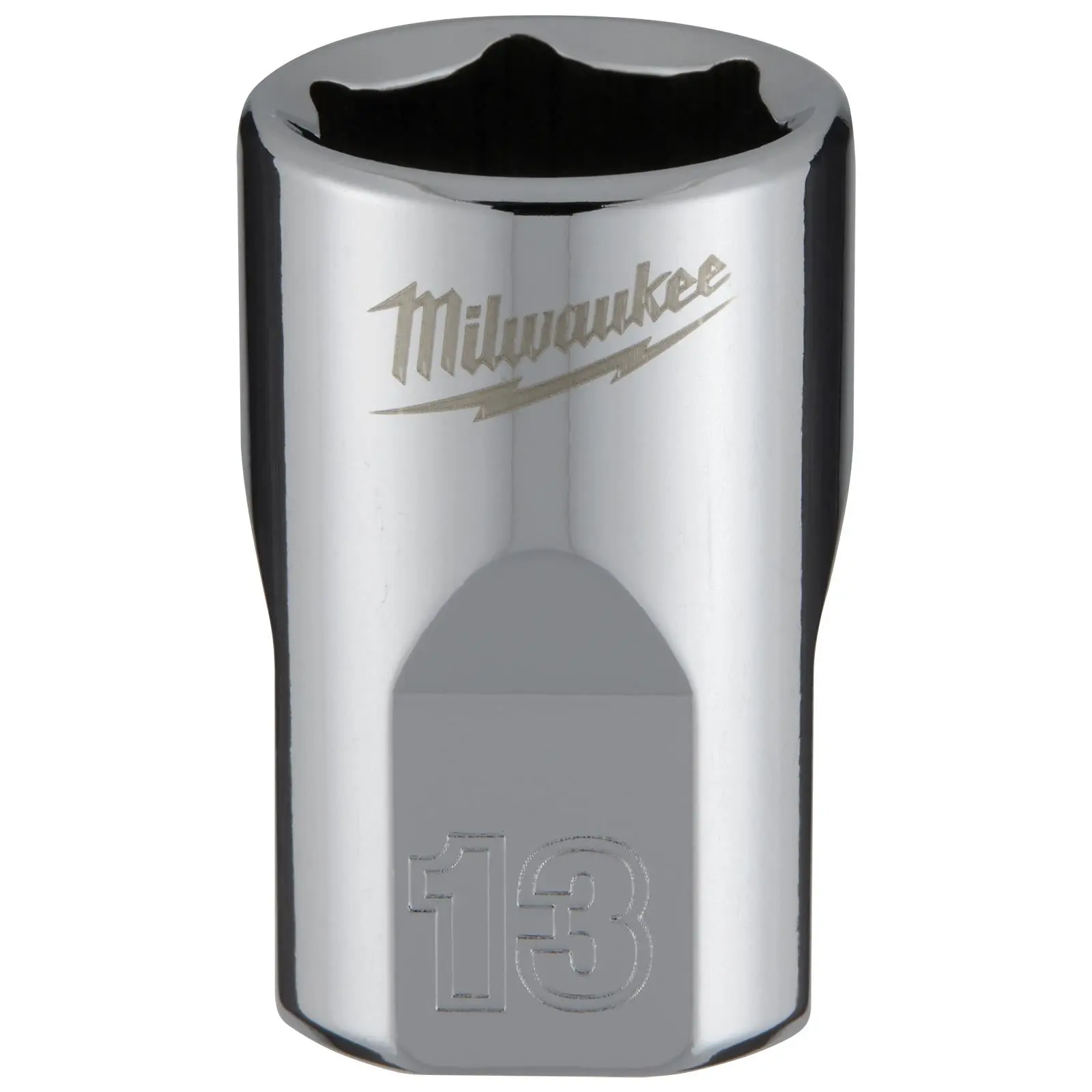Milwaukee Chrome Socket 3/8" Drive Four Flat Sides Metric Standard 6-24mm Individual - Image 8