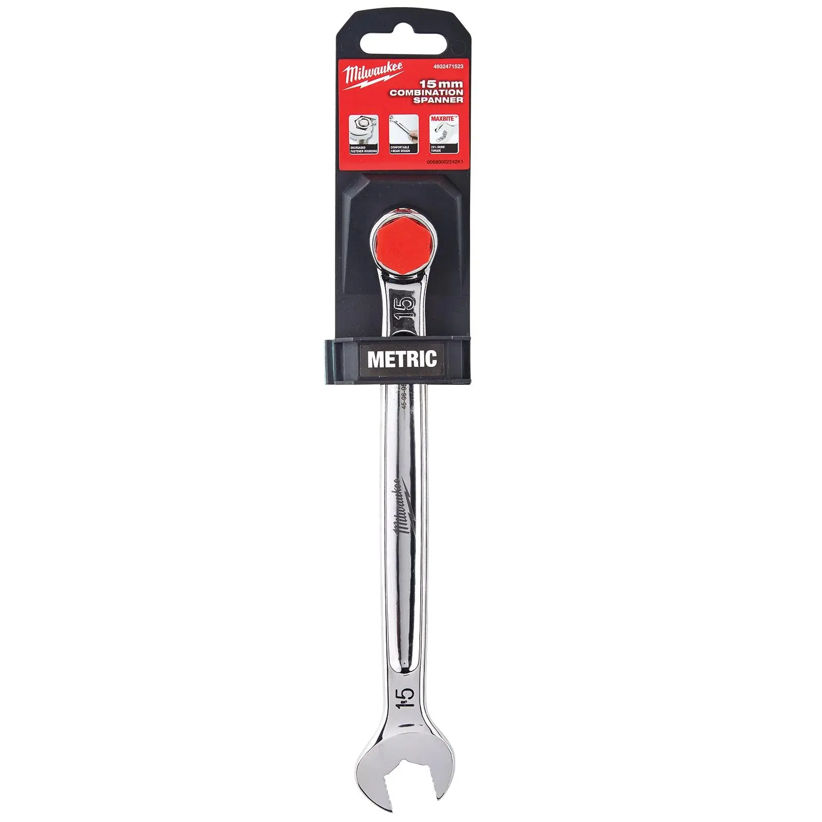 Milwaukee Combination Spanner MAX BITE Open End Ring Spanners - Choose Size - Image 14
