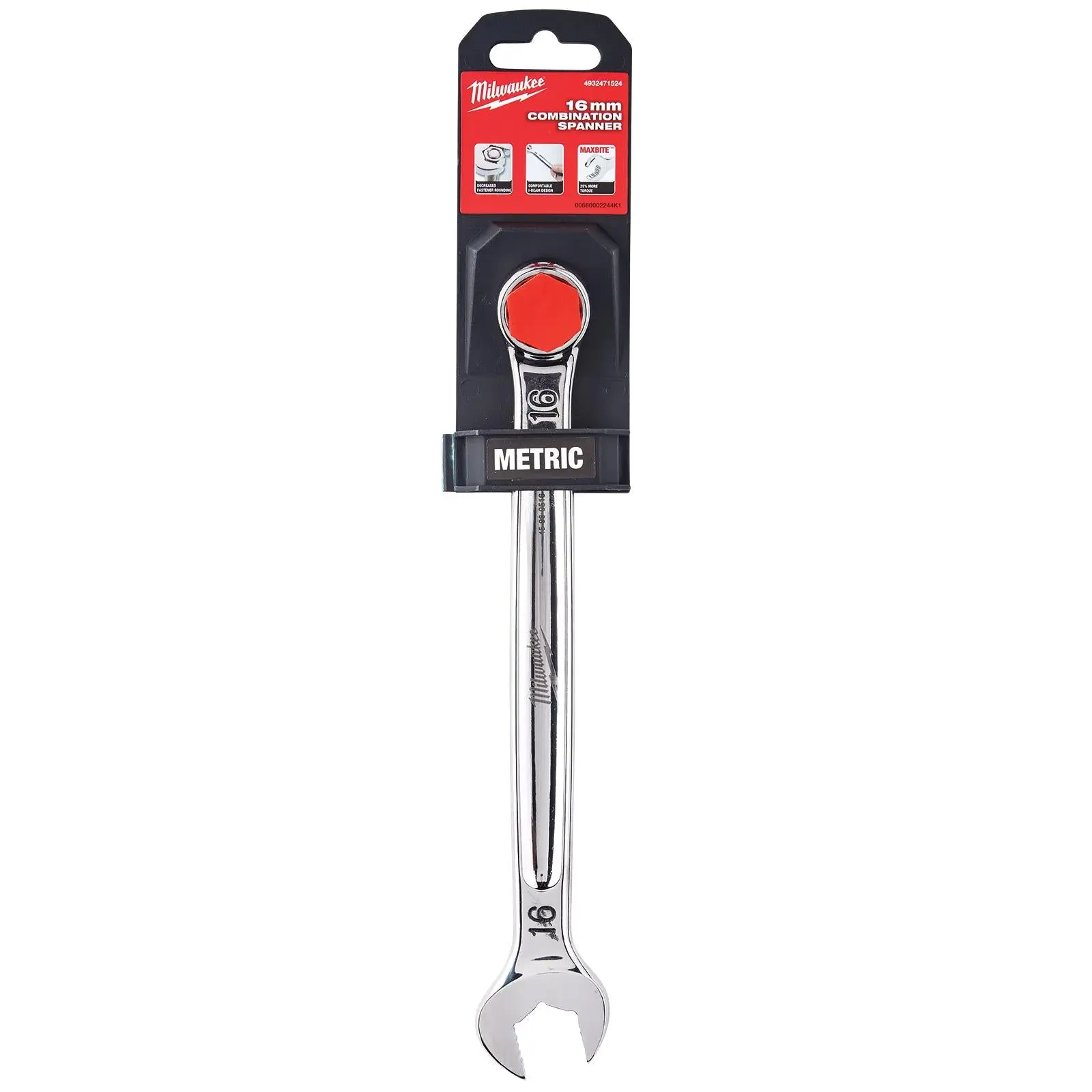 Milwaukee Combination Spanner MAX BITE Open End Ring Spanners - Choose Size - Image 18