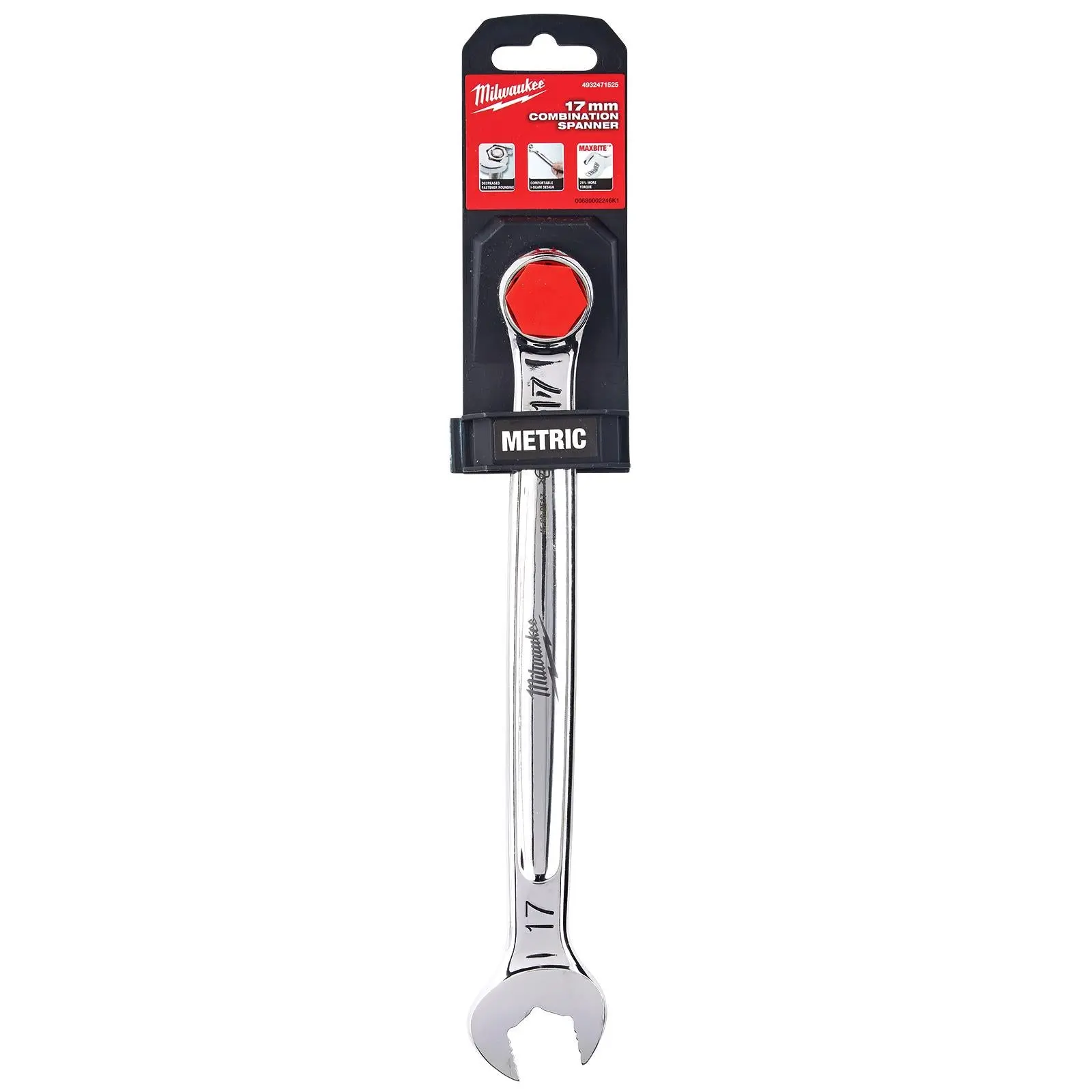 Milwaukee Combination Spanner MAX BITE Open End Ring Spanners - Choose Size - Image 22