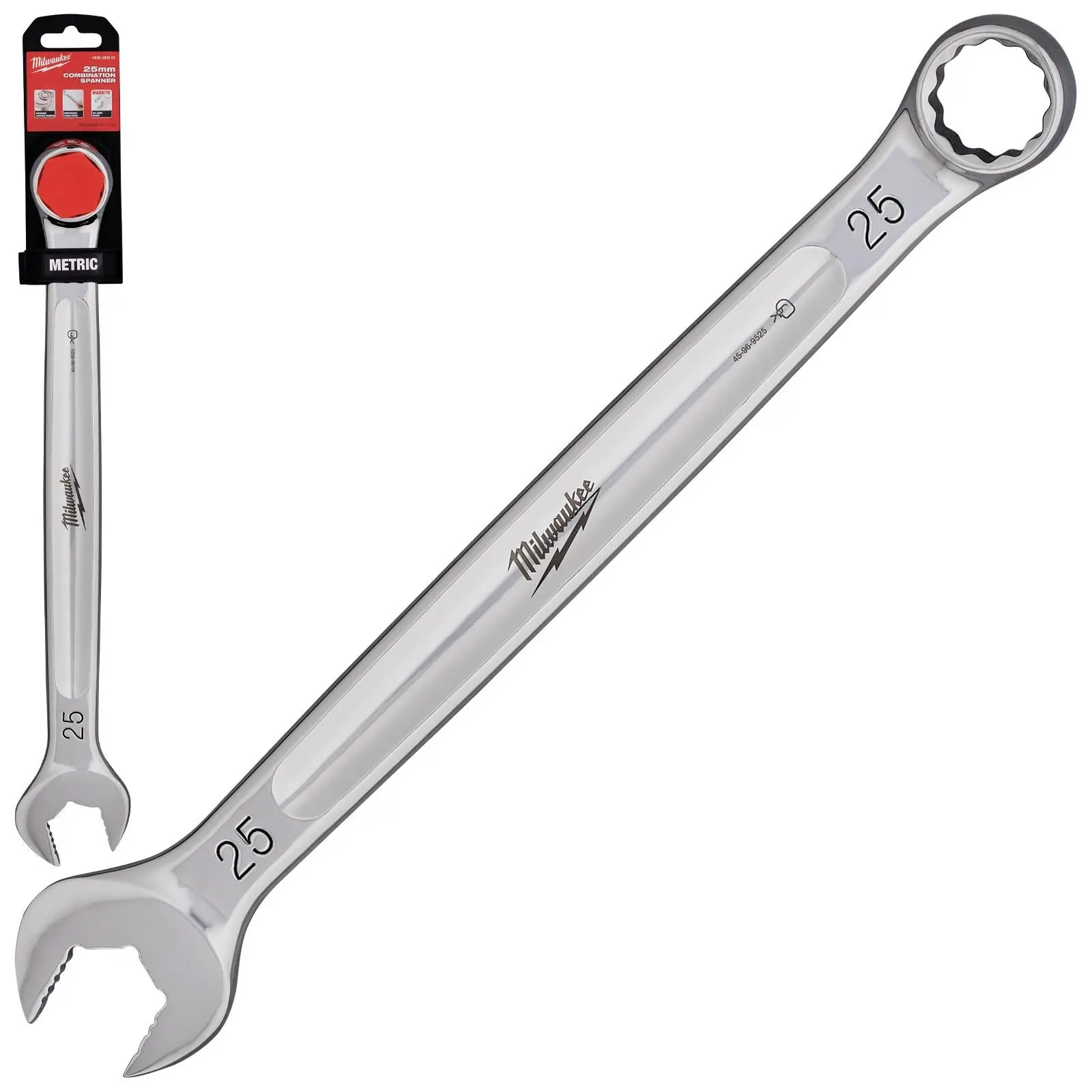 Milwaukee Combination Spanner MAX BITE Open End Ring Spanners - Choose Size - Image 49