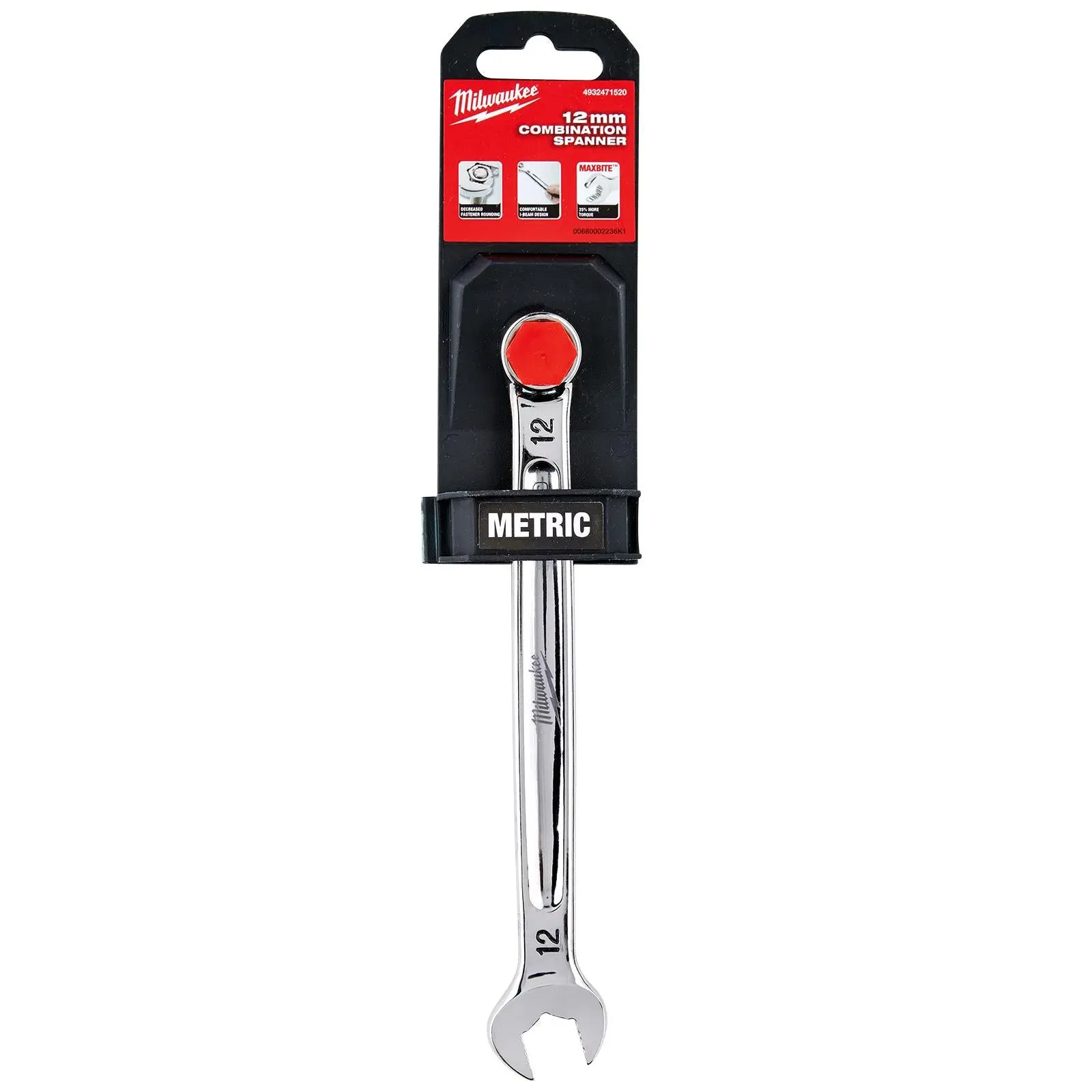 Milwaukee Combination Spanner MAX BITE Open End Ring Spanners - Choose Size - Image 51