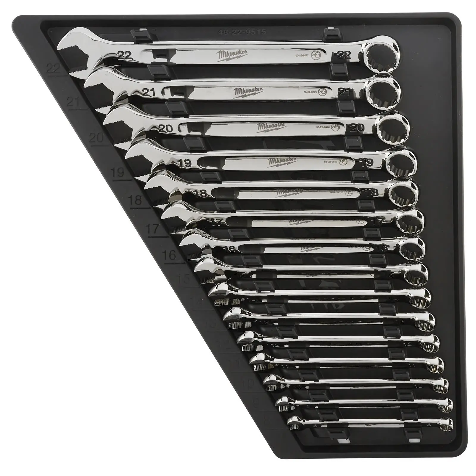 Milwaukee Combination Spanner Set MAX BITE 15 Pieces 8 - 22mm - Image 4