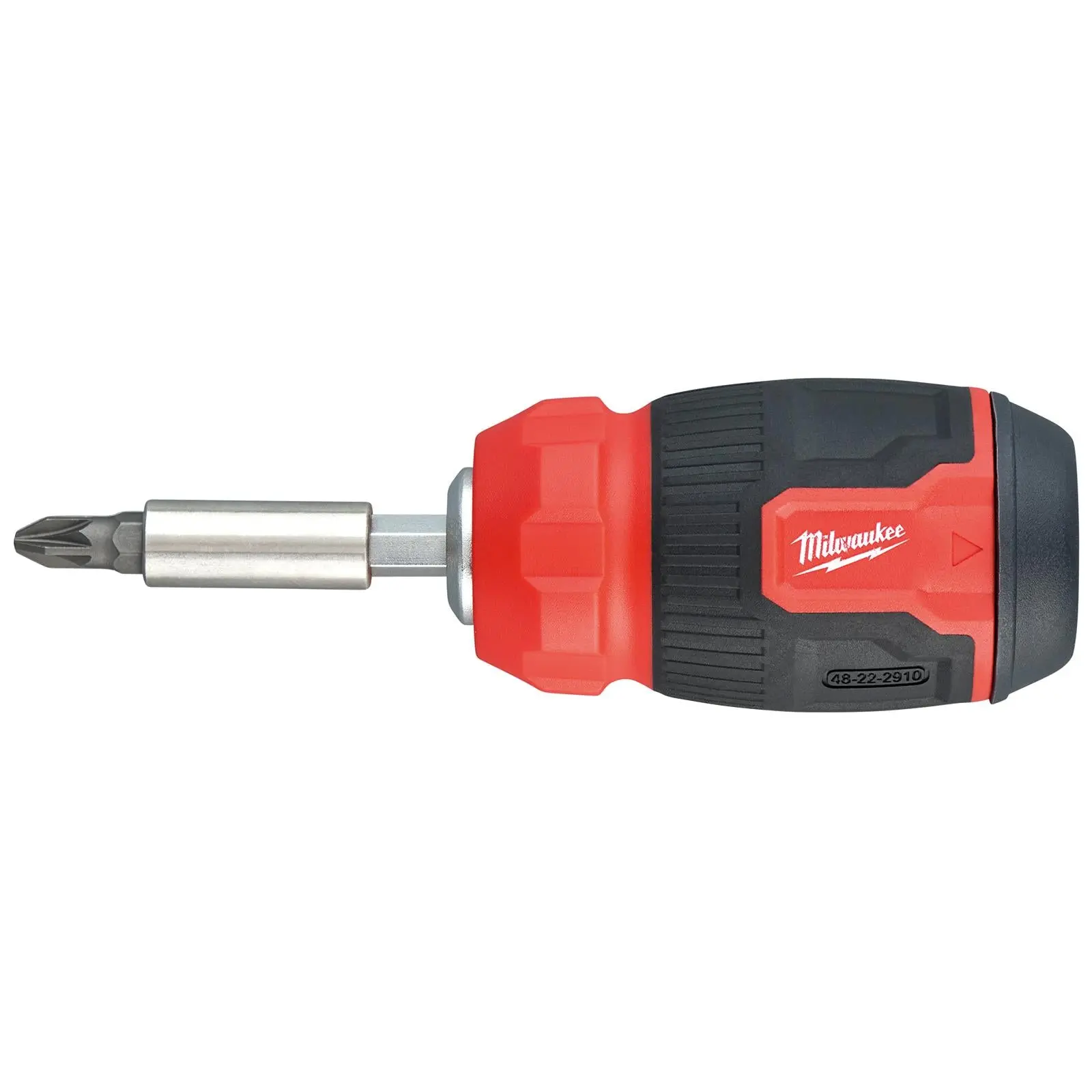Milwaukee Compact Multi Bit Screwdriver Set 8 in 1 Stubby Pozi Phillips Torx Slotted - Image 4