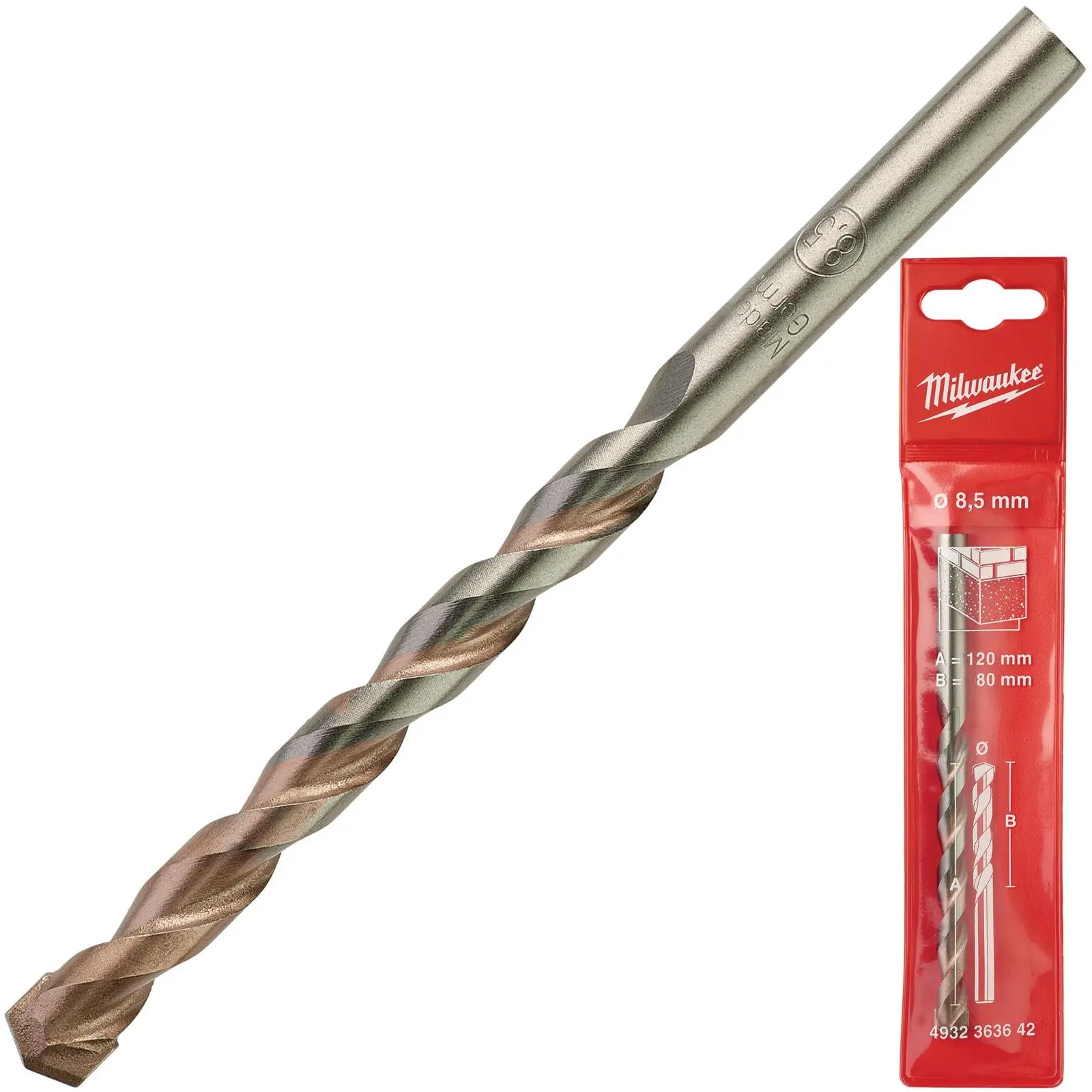 Milwaukee Concrete Masonry Drill Bits Round Shank - Image 106