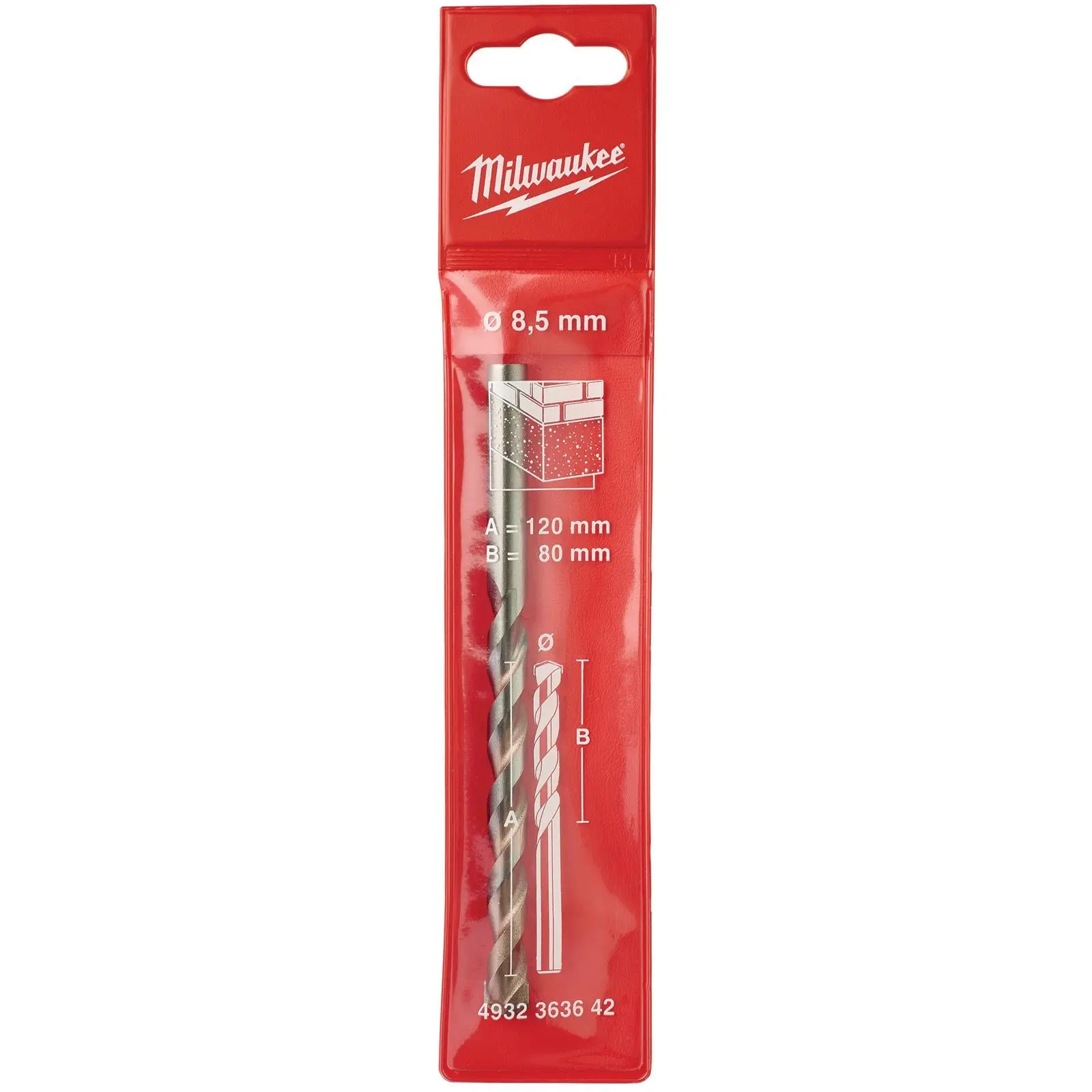 Milwaukee Concrete Masonry Drill Bits Round Shank - Image 107