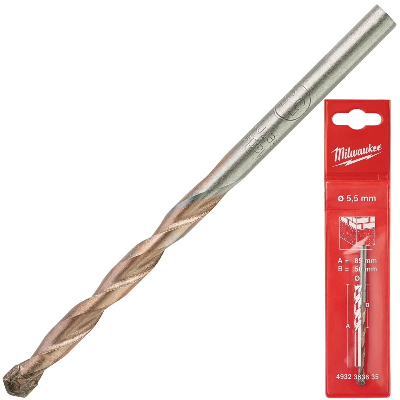 Milwaukee Concrete Masonry Drill Bits Round Shank - Image 109