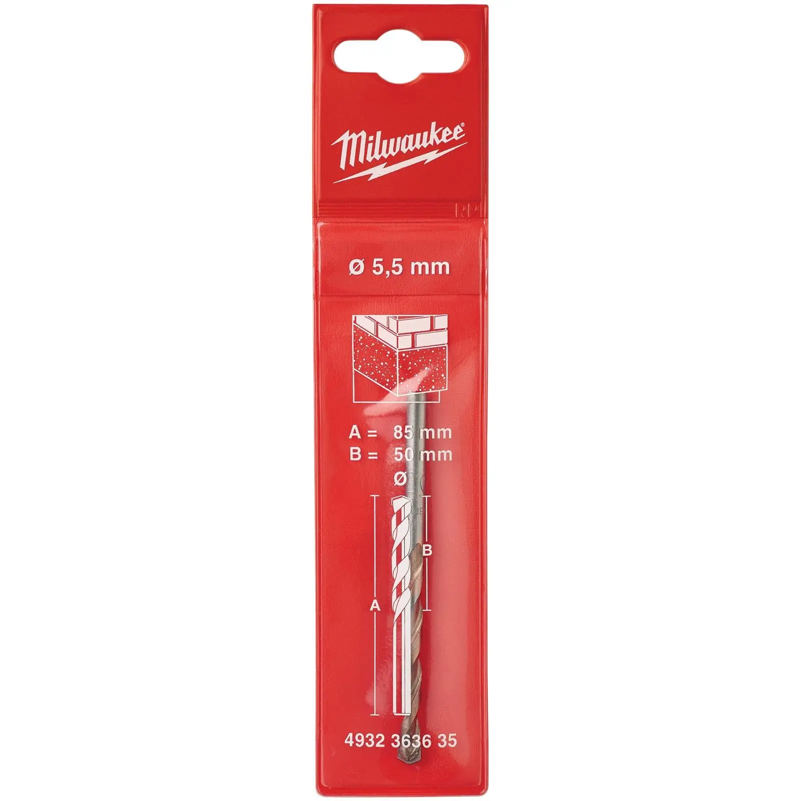 Milwaukee Concrete Masonry Drill Bits Round Shank - Image 110