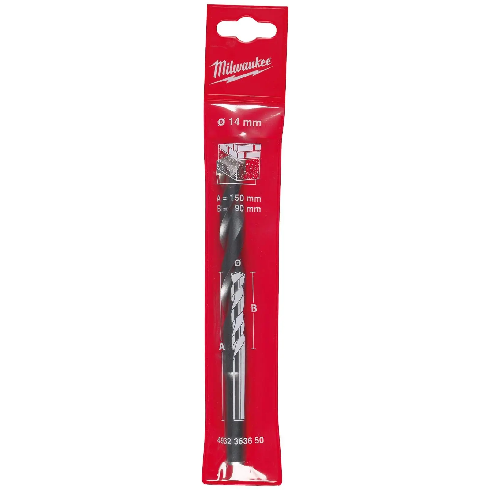 Milwaukee Concrete Masonry Drill Bits Round Shank - Image 116