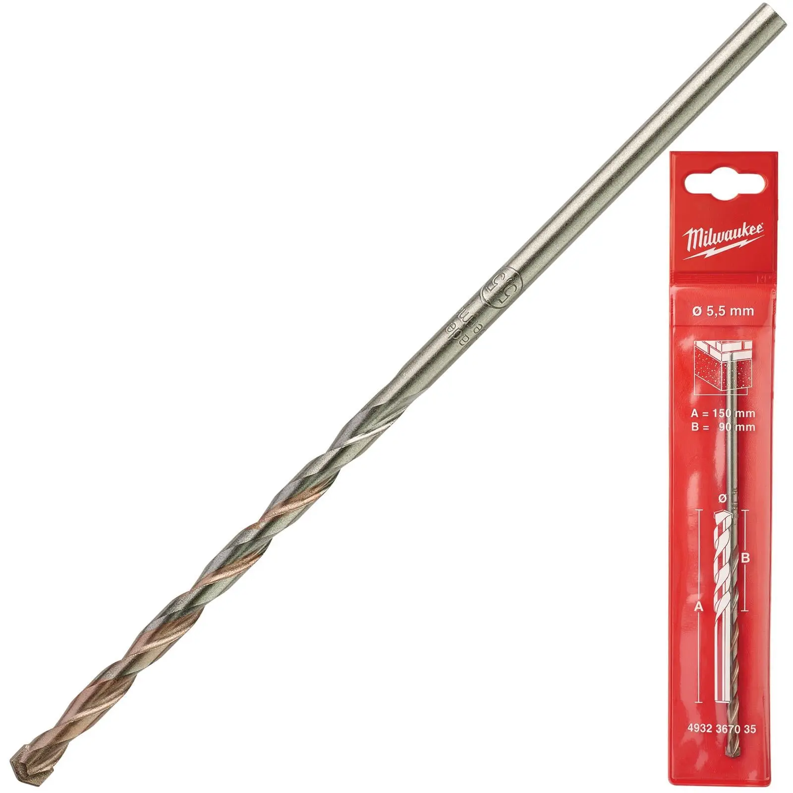Milwaukee Concrete Masonry Drill Bits Round Shank - Image 118