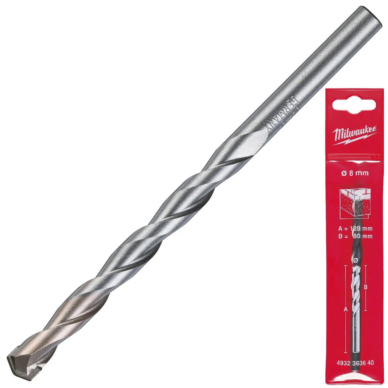 Milwaukee Concrete Masonry Drill Bits Round Shank - Image 139
