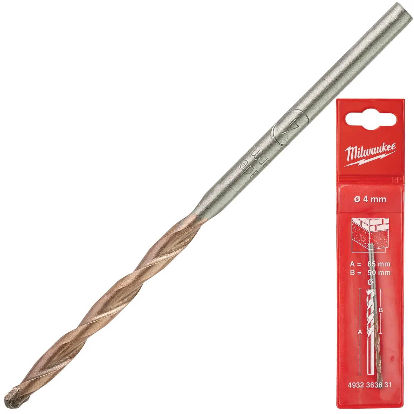 Milwaukee Concrete Masonry Drill Bits Round Shank - Image 31