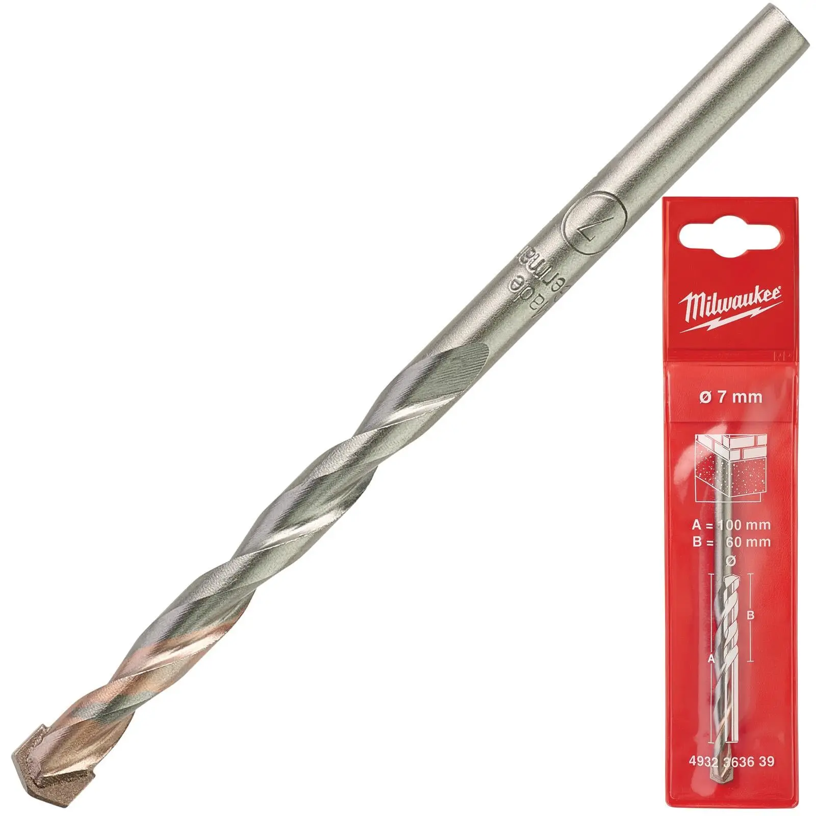 Milwaukee Concrete Masonry Drill Bits Round Shank - Image 85
