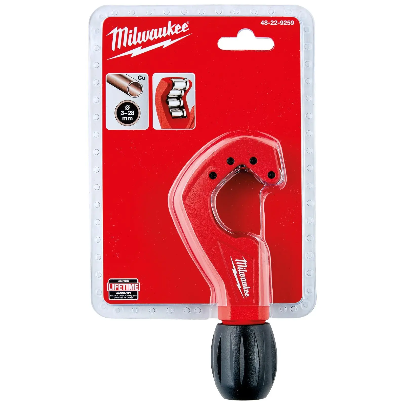 Milwaukee Copper Tubing Cutter Constant Swing 3 - 28mm Capacity - Image 2