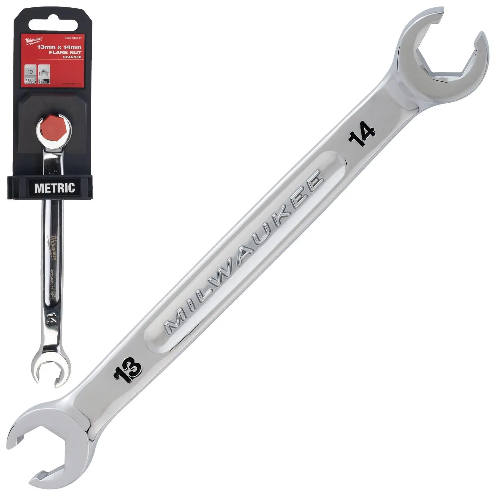 Milwaukee Flare Nut Brake Pipe Spanners Individual - Choose Size - Image 5
