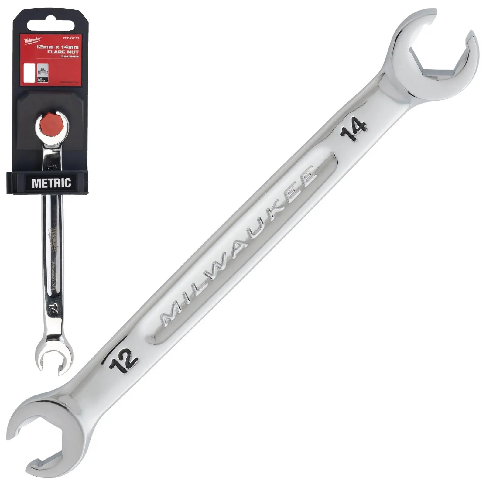Milwaukee Flare Nut Brake Pipe Spanners Individual - Choose Size - Image 6