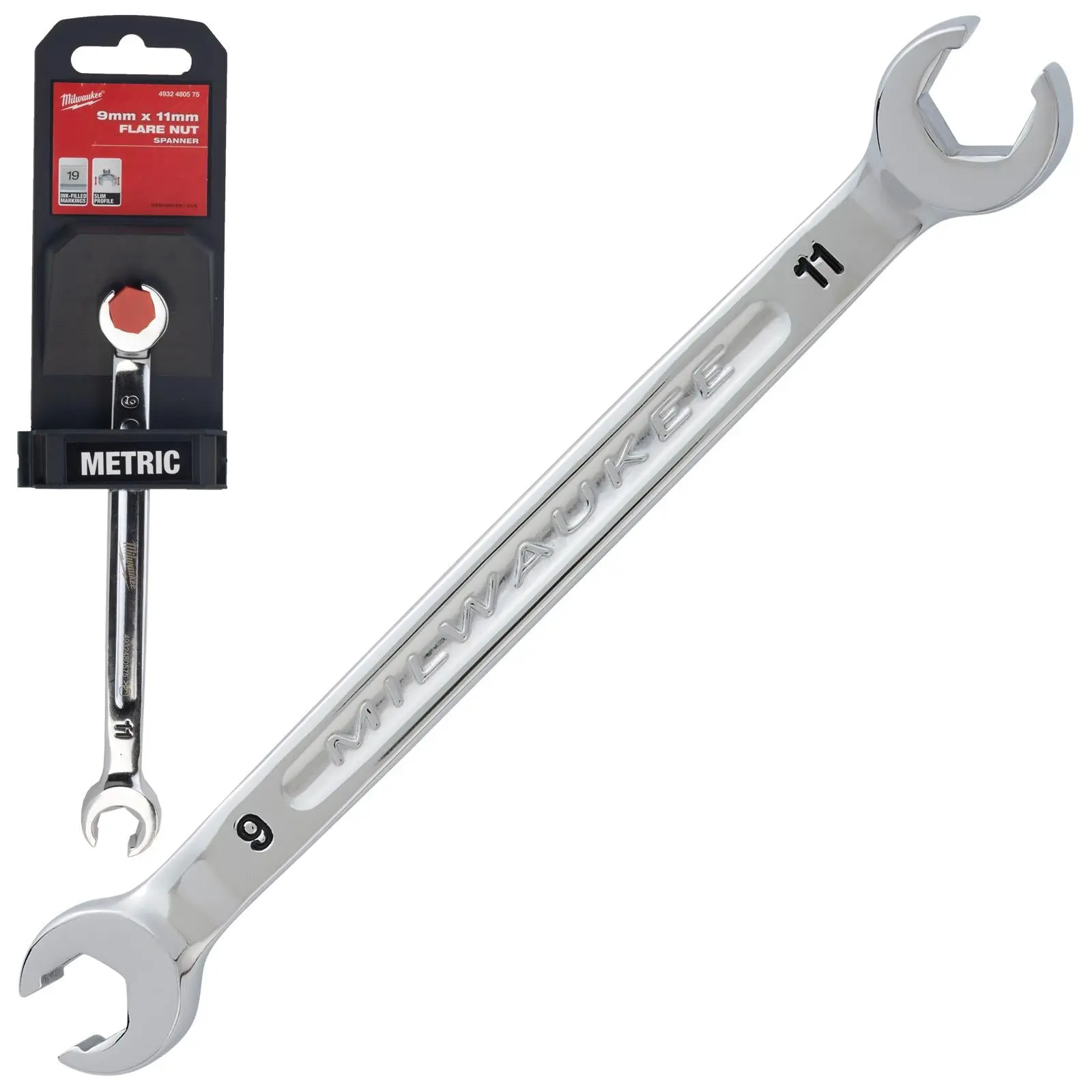 Milwaukee Flare Nut Brake Pipe Spanners Individual - Choose Size - Image 7