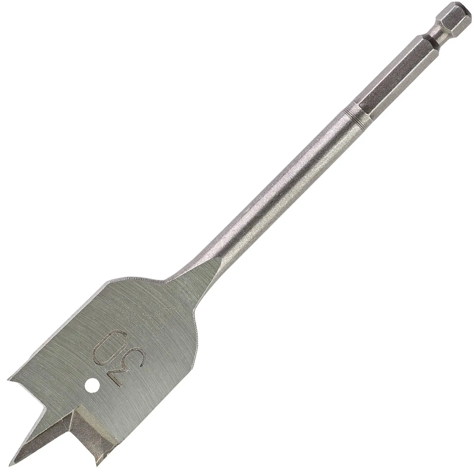Milwaukee Flat Wood Boring Drill Bits 152mm Length 1/4" Hex Shank - Image 3