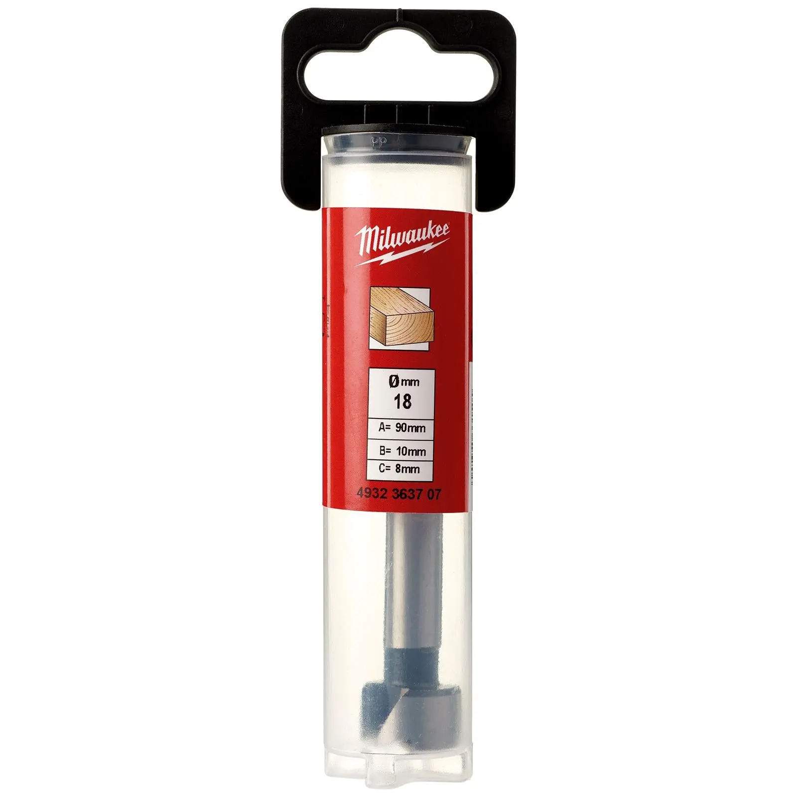Milwaukee Forstner Wood Drill Bits 9.5mm Round Shank 90mm Long 50mm Working Length - Image 31