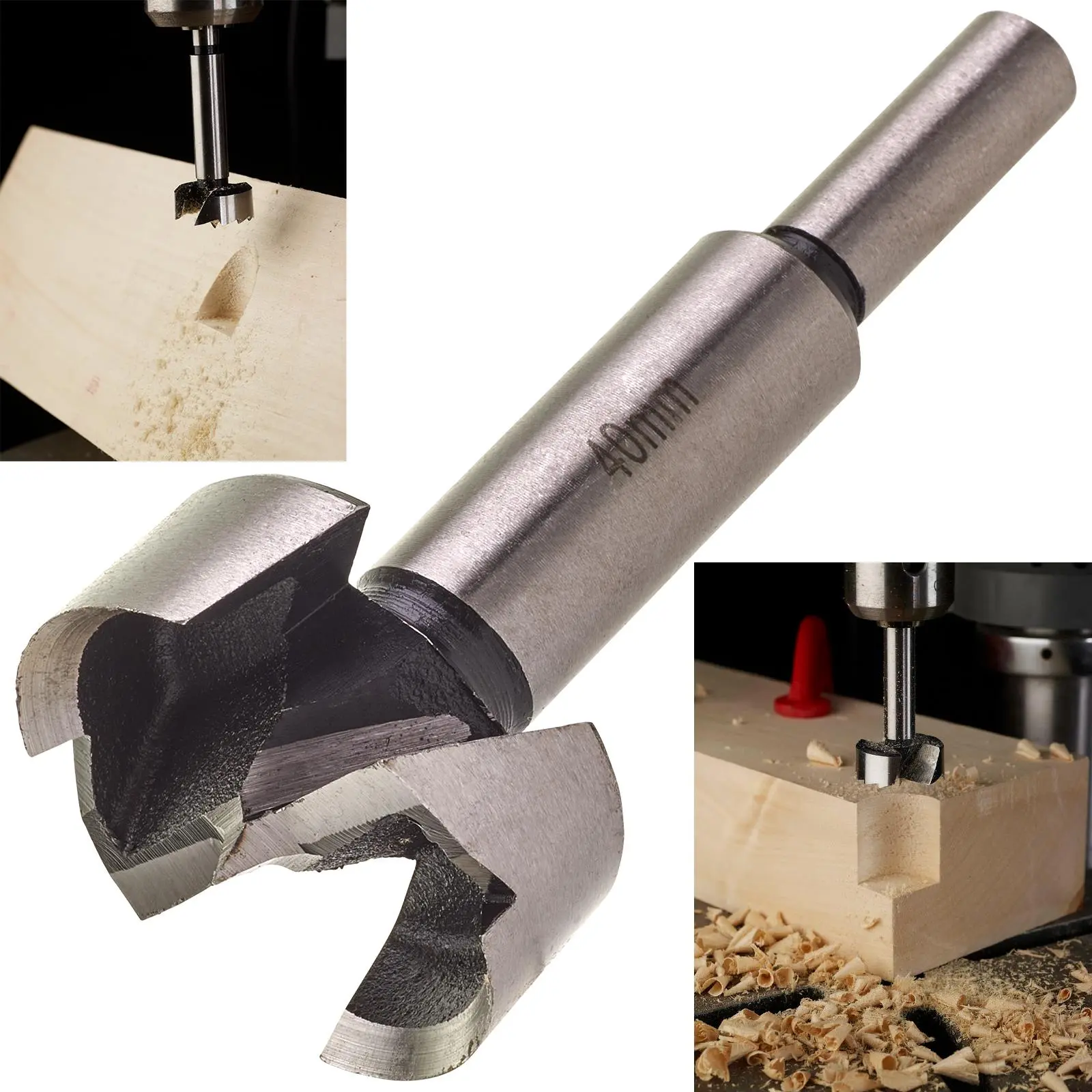Milwaukee Forstner Wood Drill Bits 9.5mm Round Shank 90mm Long 50mm Working Length - Image 39