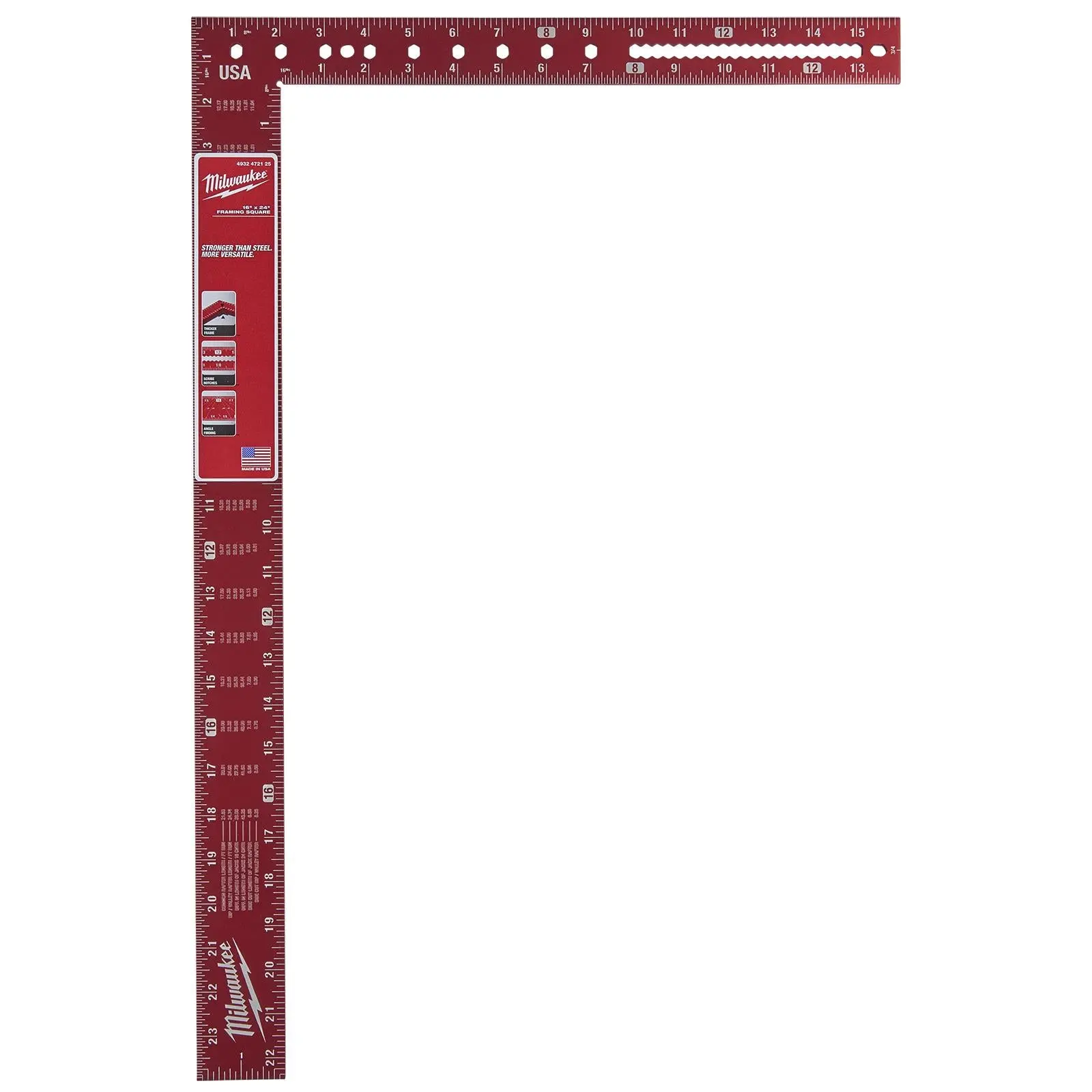 Milwaukee Framing Square Imperial 16 x 24 inch - Image 3