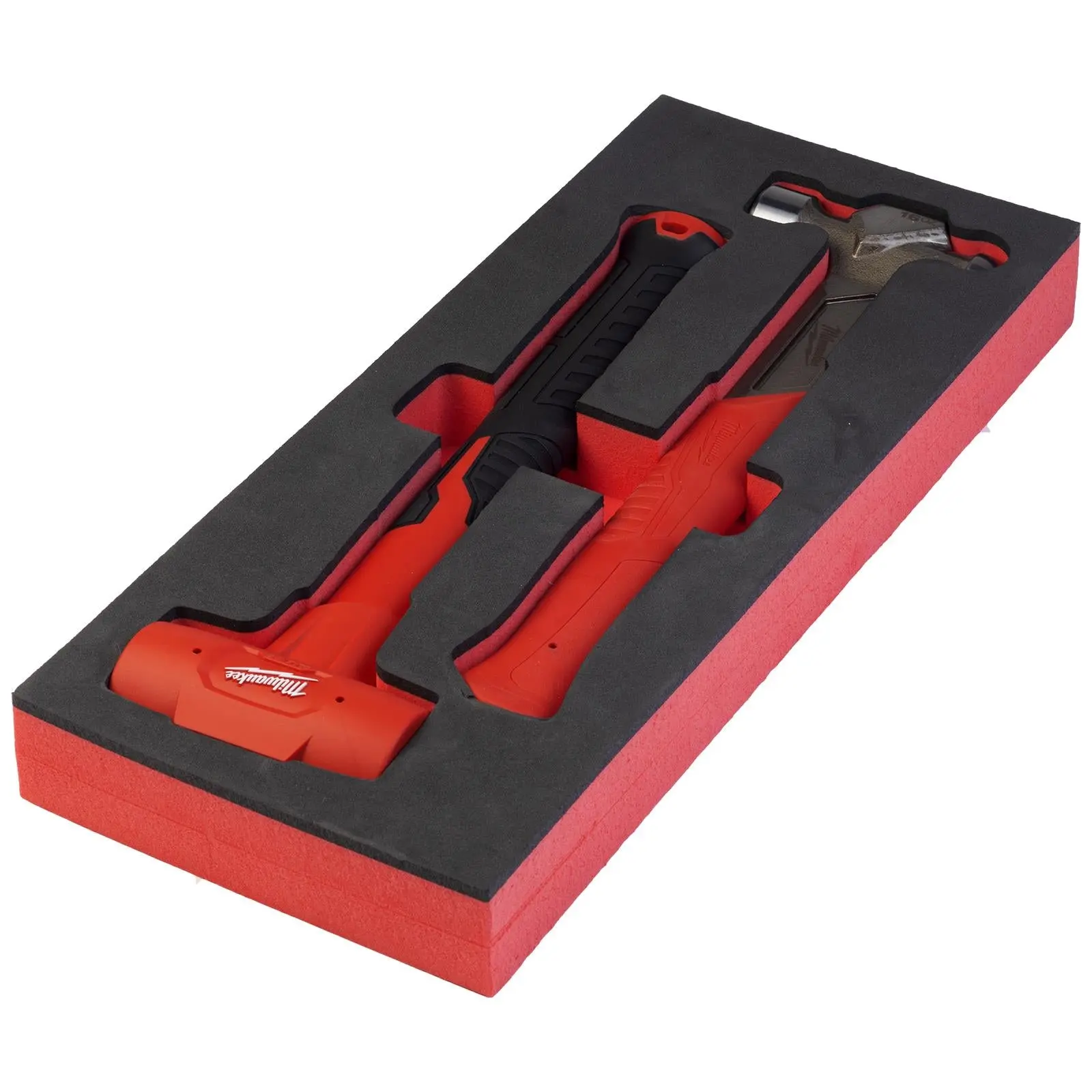 Milwaukee Hammer Set EVA Foam Insert 2 Piece Ball Pein Dead Blow Hammers - Image 2