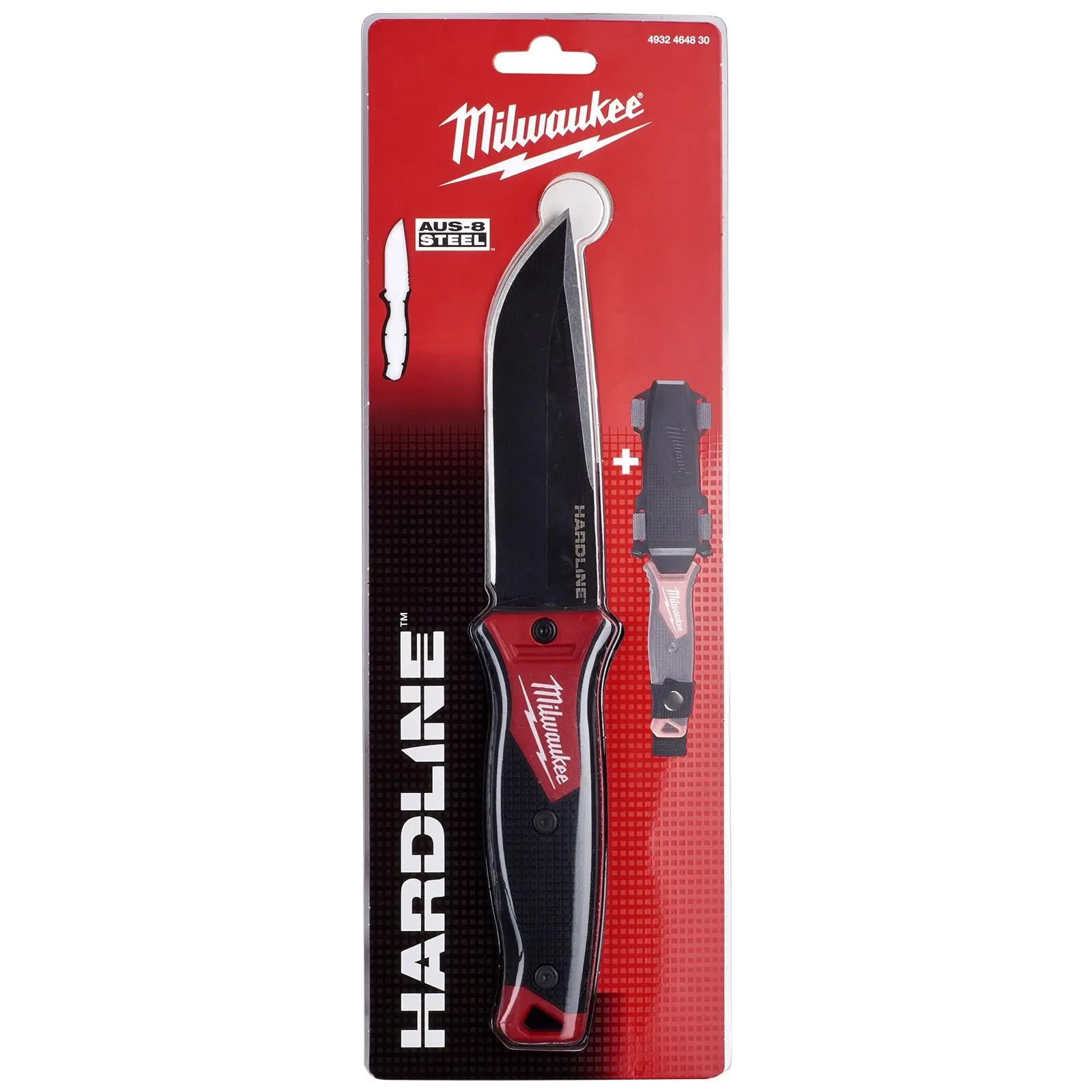 Milwaukee HARDLINE Fixed Blade Knife 127mm 5in Cutter Cutting - Image 2
