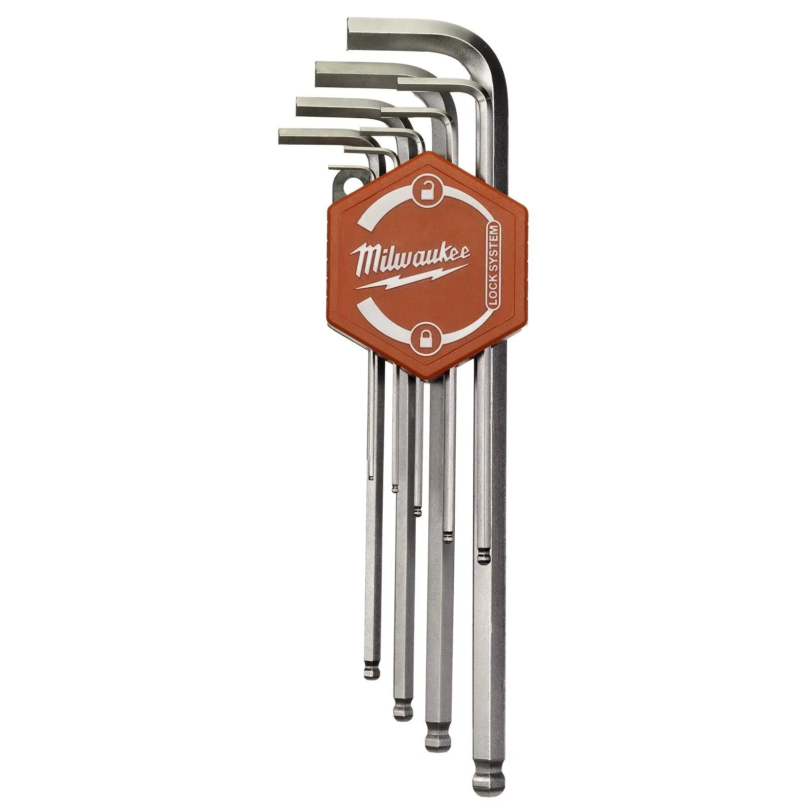 Milwaukee Hex Key Set 9 Piece 1.5-10mm Ball End - Image 3