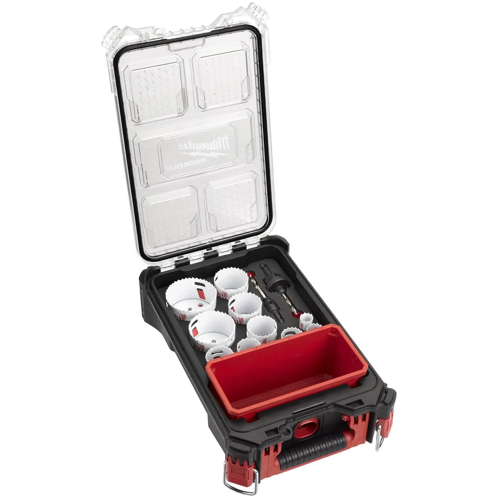 Milwaukee HOLE DOZER Bi-Metal Holesaw Set in PACKOUT Compact Case 20-76mm 12 Pieces
