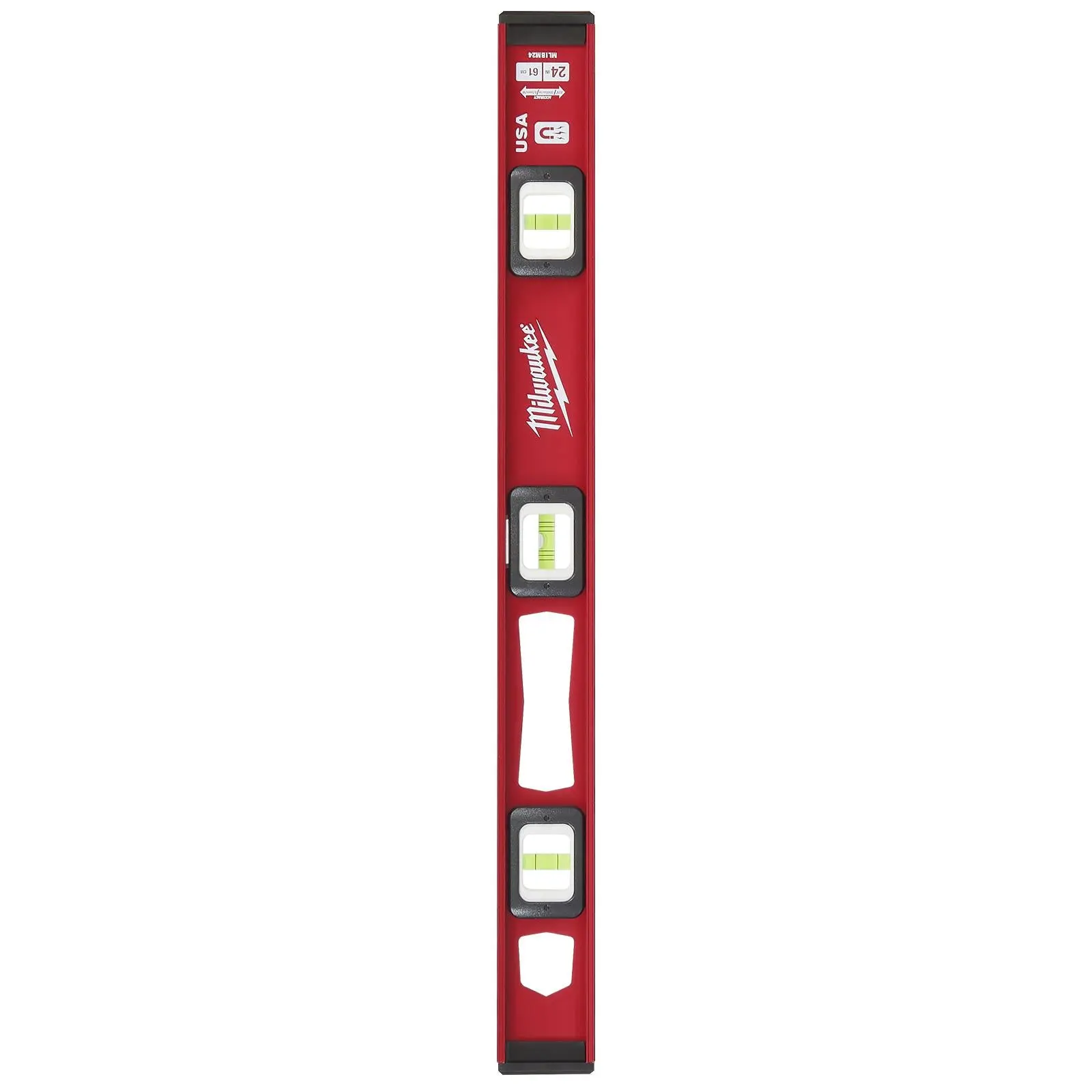 Milwaukee I-Beam Spirit Level Magnetic 61cm 24in - Image 3
