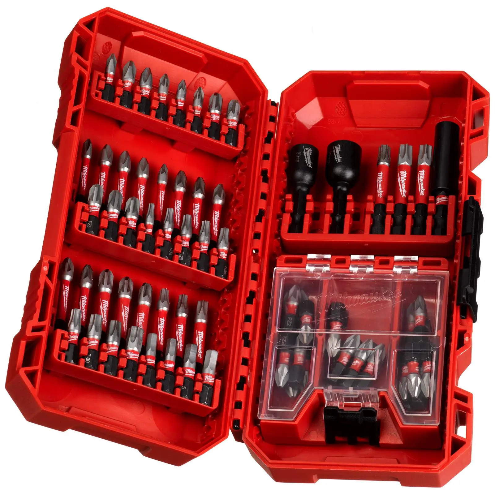 Milwaukee Impact Screwdriver Nut Driver Bit Set SHOCKWAVE Impact Duty 70 Piece - Image 2