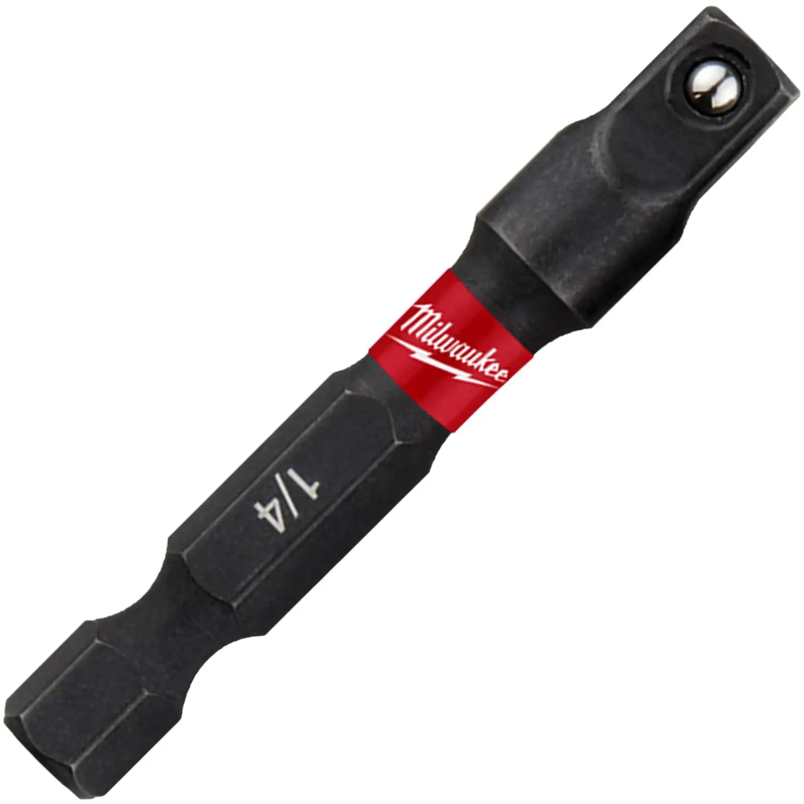 Milwaukee Impact Socket Adaptor 1/4" Hex to 1/4" Square Drive Shockwave Impact Duty - Image 3